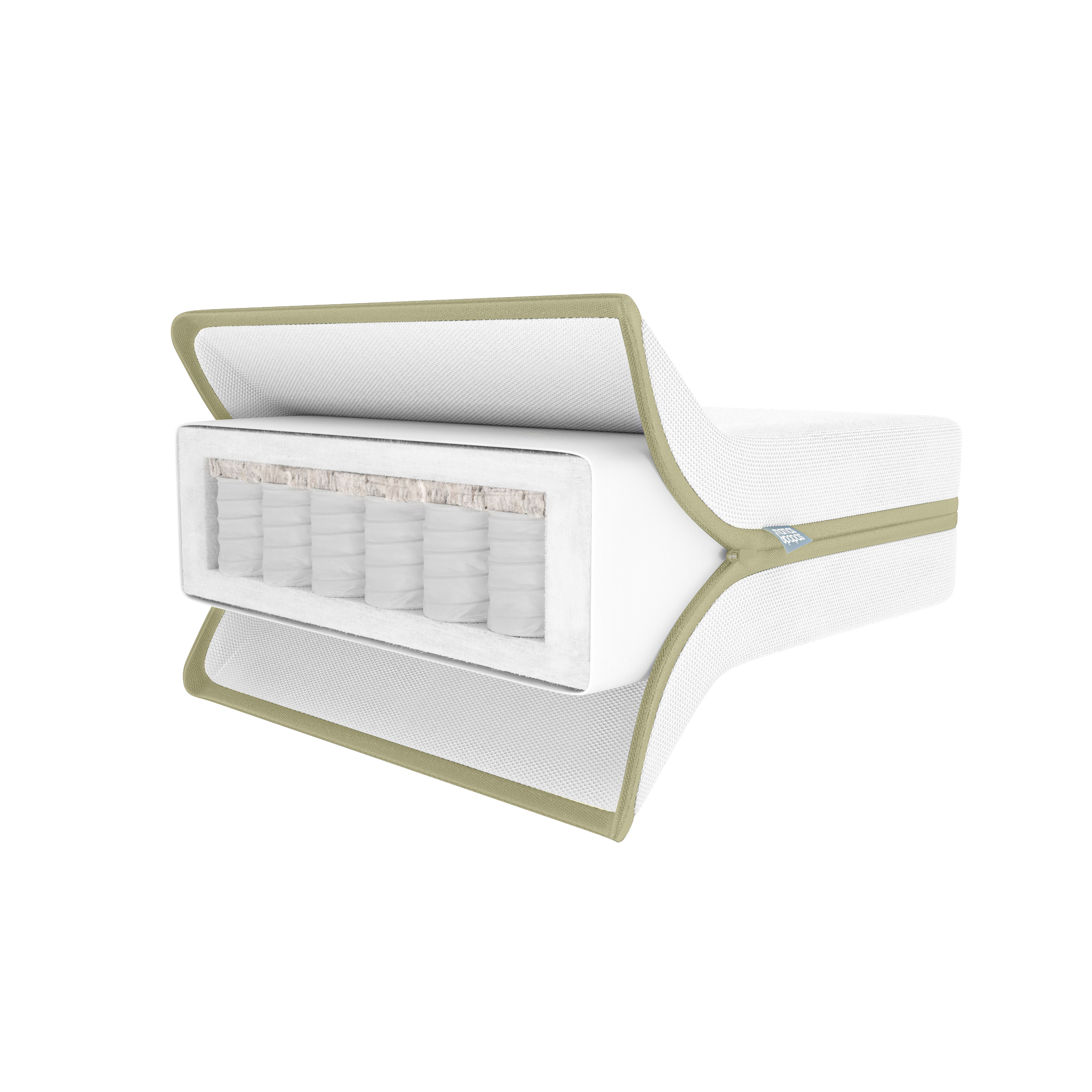 Premium Essential Airflow Fibre Cotbed Mattress image number 3