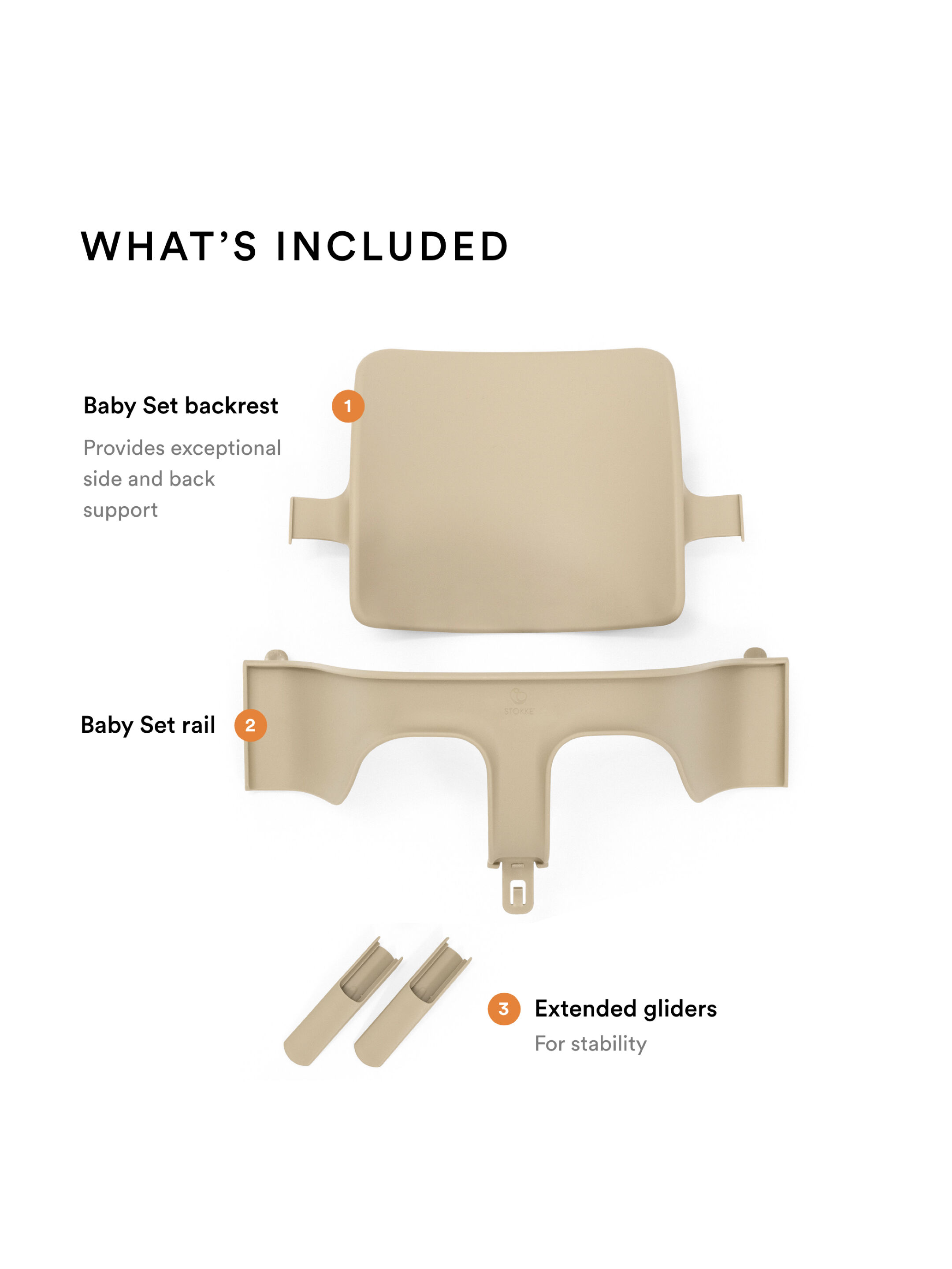 Stokke Tripp Trapp Baby Set V2 - Natural image number 2