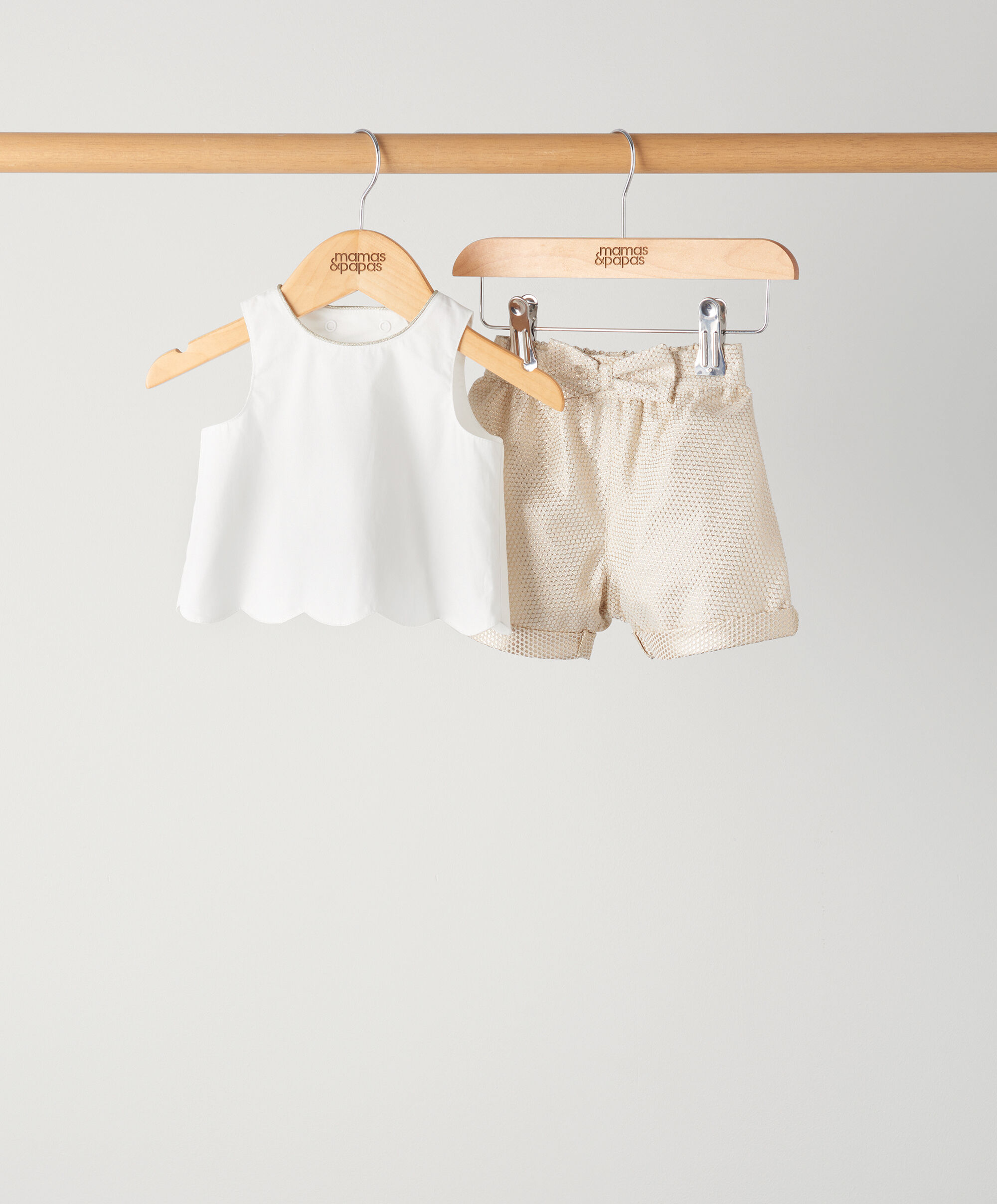 Top & Jacquard Short Set - 2 Piece Set image number 1