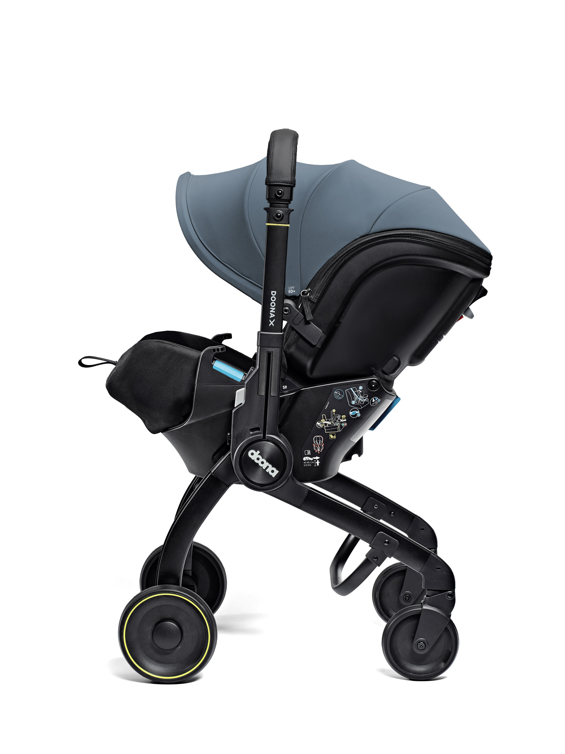 Doona X Infant Car Seat & Stroller - Ocean Blue image number 3