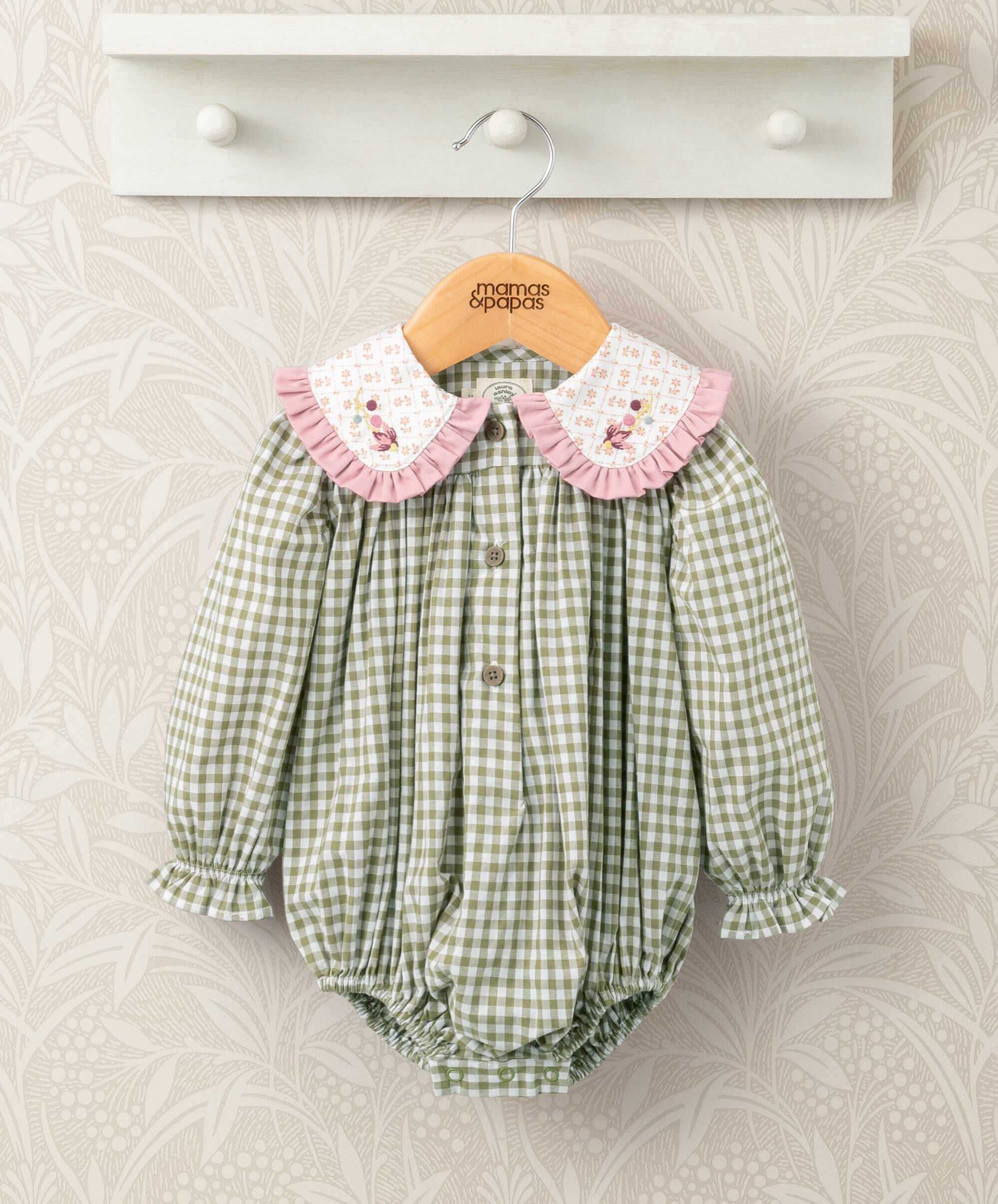 Oversized Collar Romper image number 1