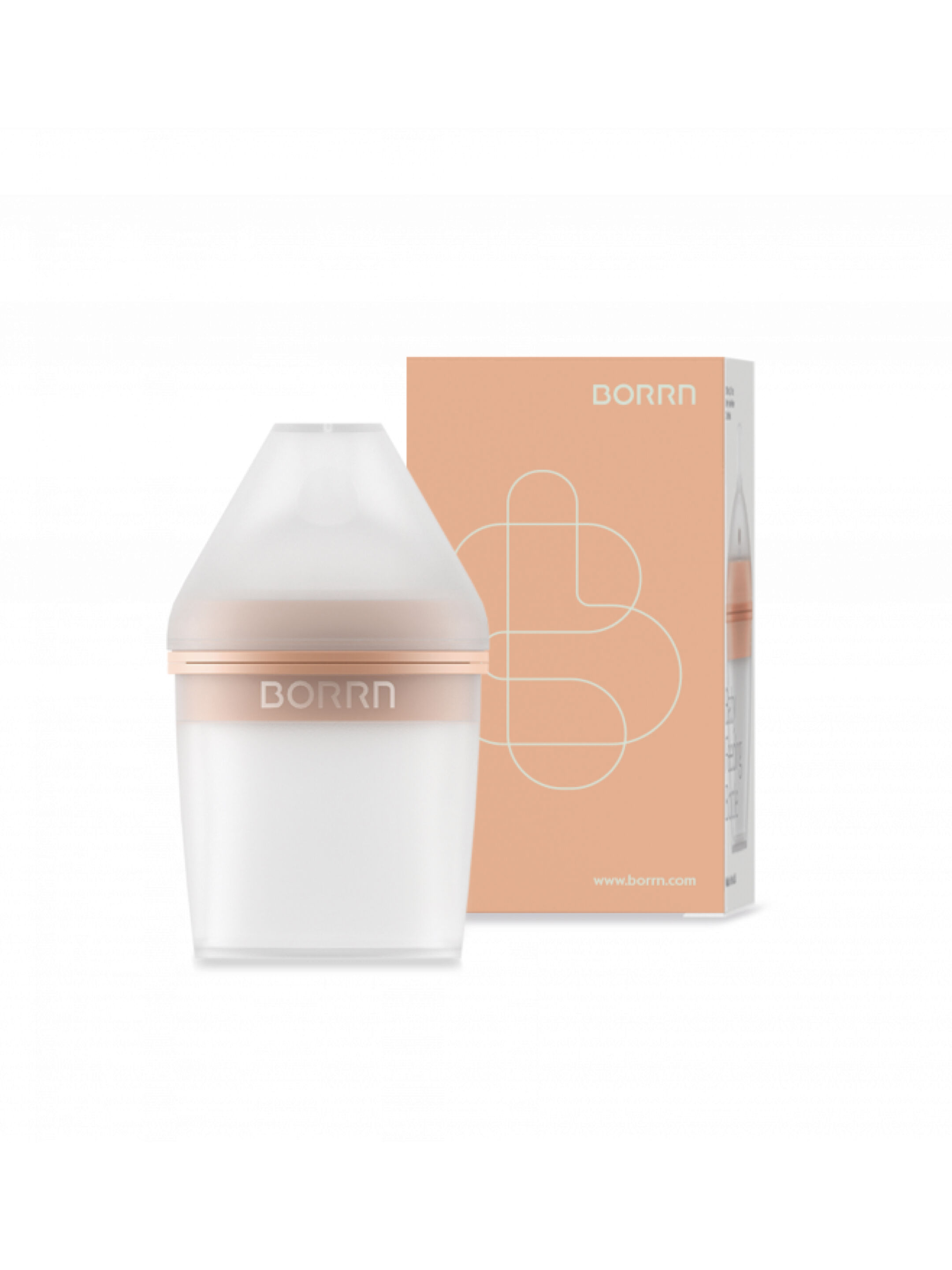 BORRN Silicone BPA Free, Non Toxic Feeding Bottle | 150ml image number 1