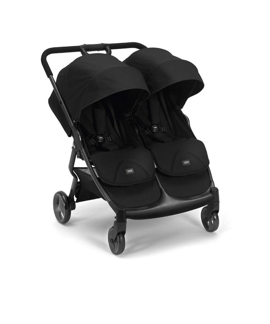 Armadillo Twin Folding Pushchair - Black Jack image number 1