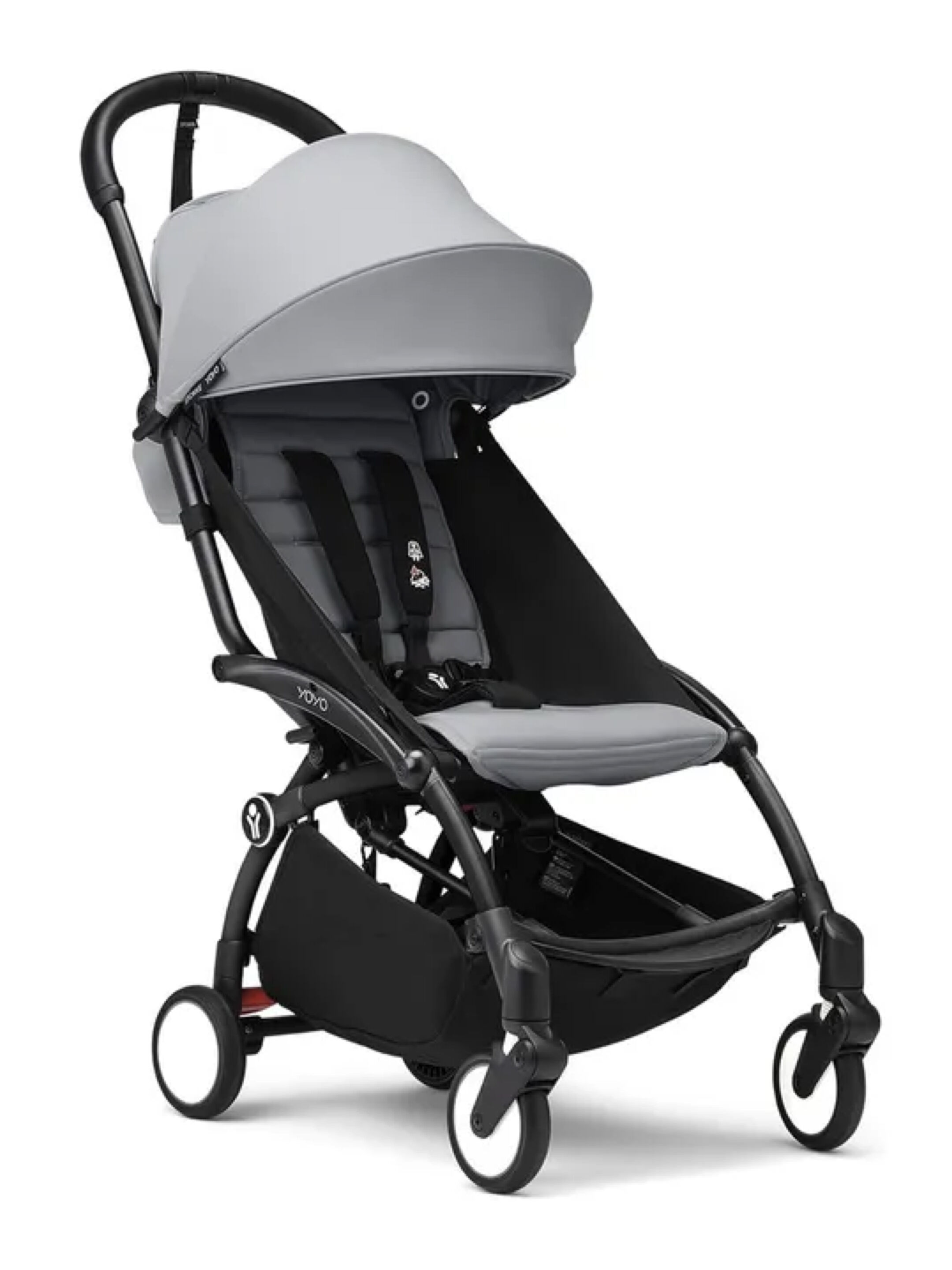 Stokke YOYO3 Black Frame with 6+ Color Pack Stone (2 Pieces) image number 1