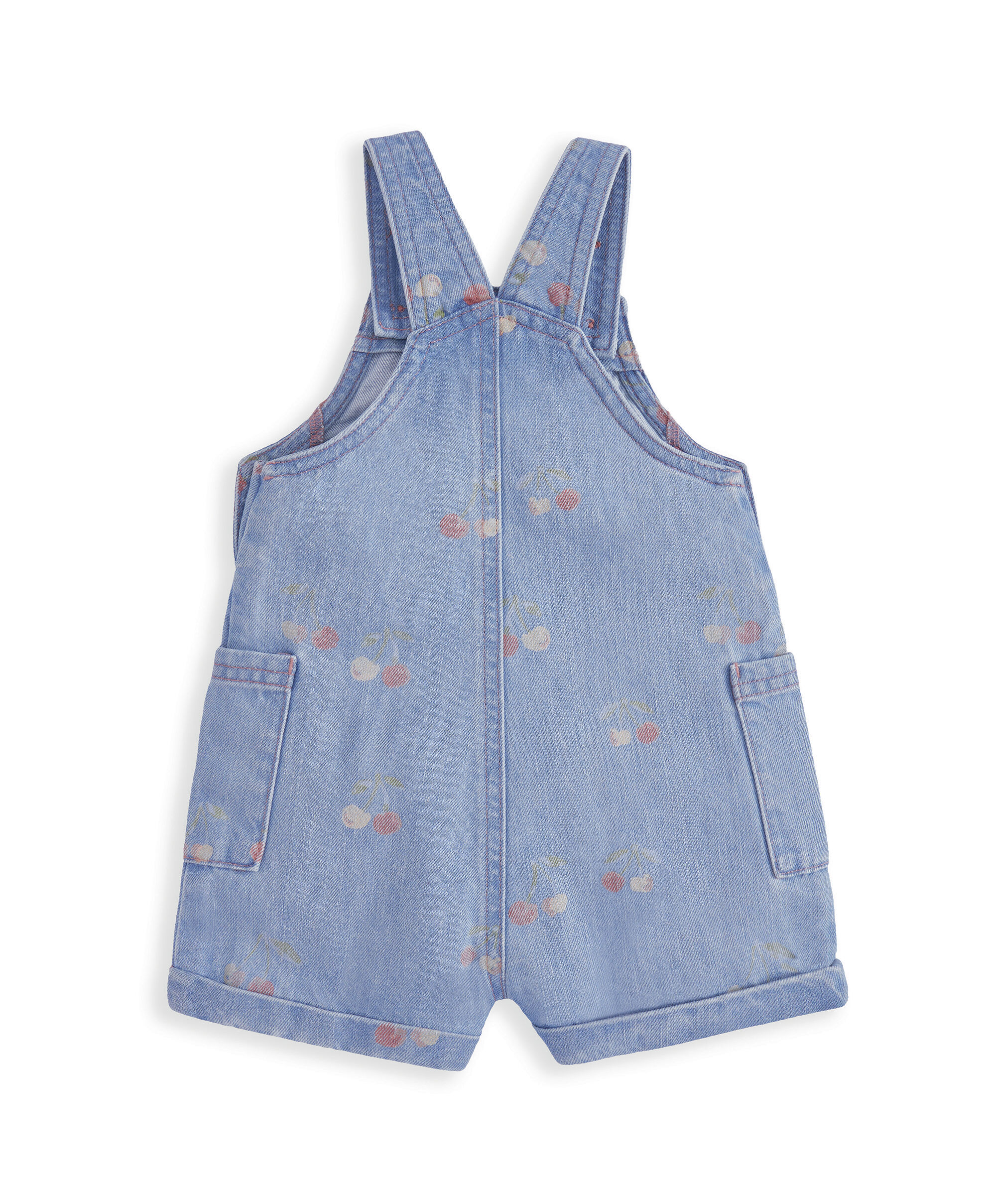 Cherry Denim Dungarees  image number 3