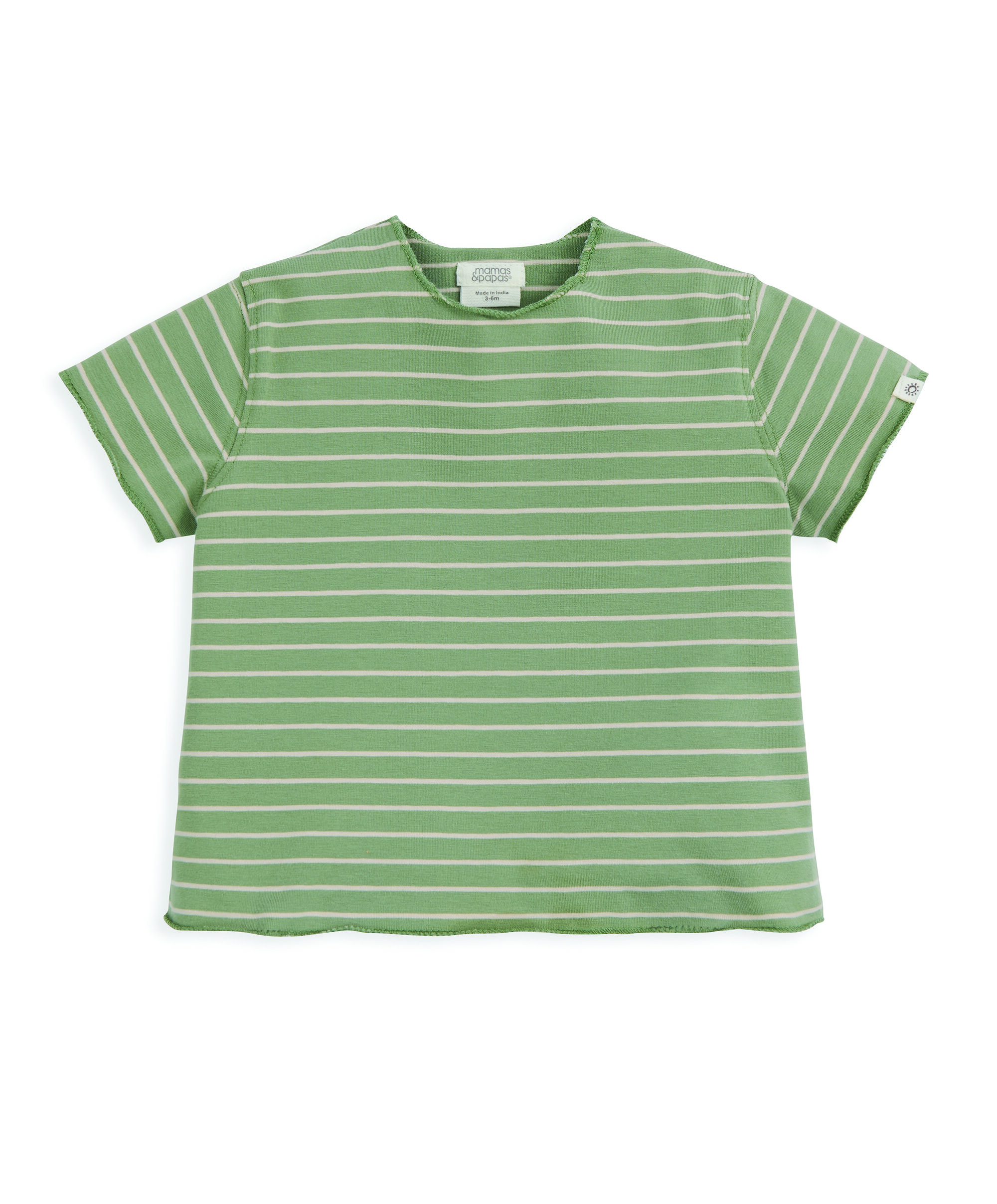 Stripped T-Shirt & Trouser Outfit Set image number 3