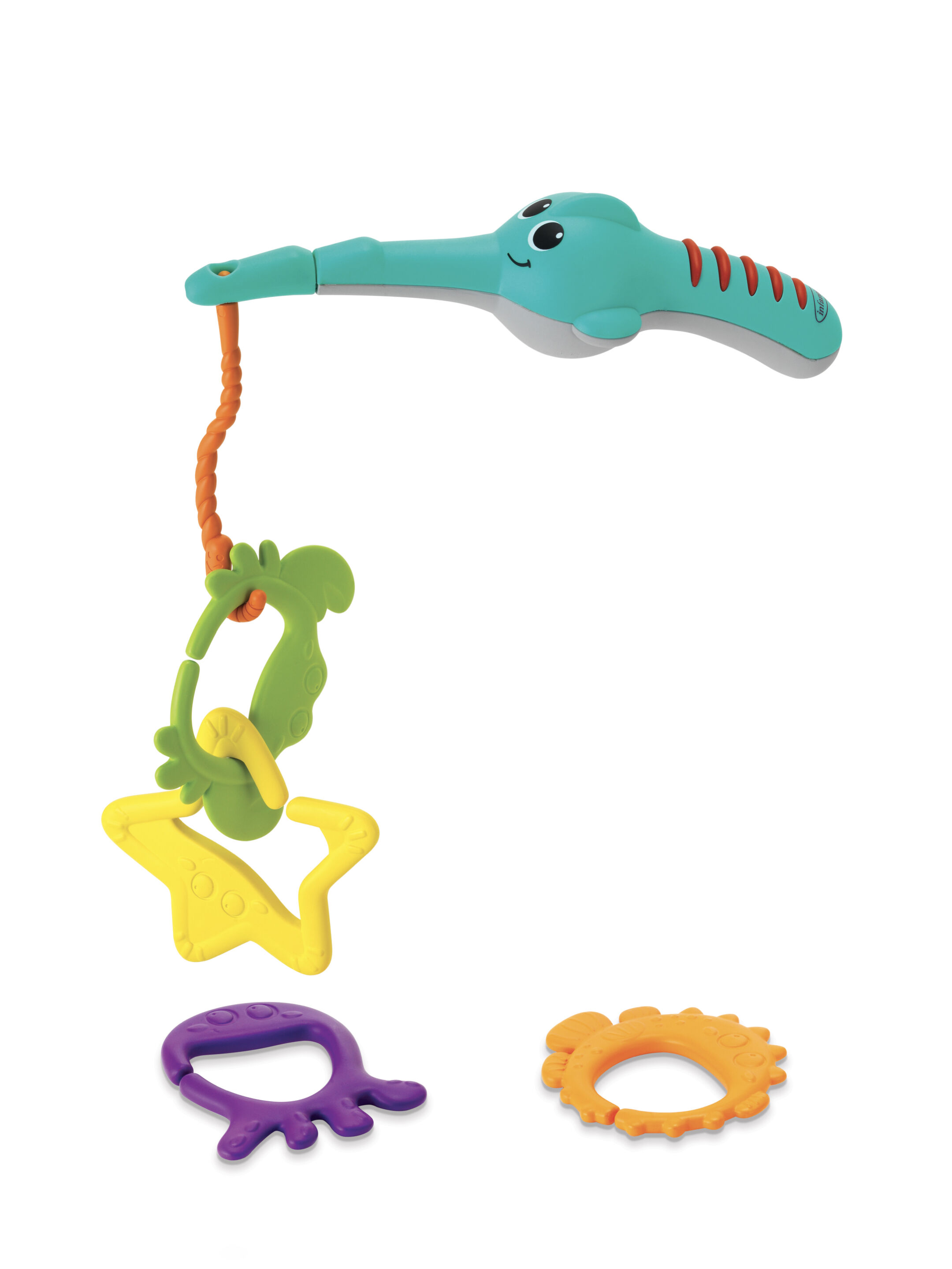 Infantino Fish & Link Bath Activity Set image number 1