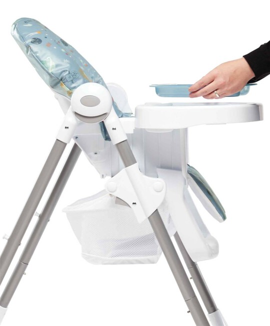Snax Adjustable Highchair with Removable Tray Insert - Space Robots image number 2