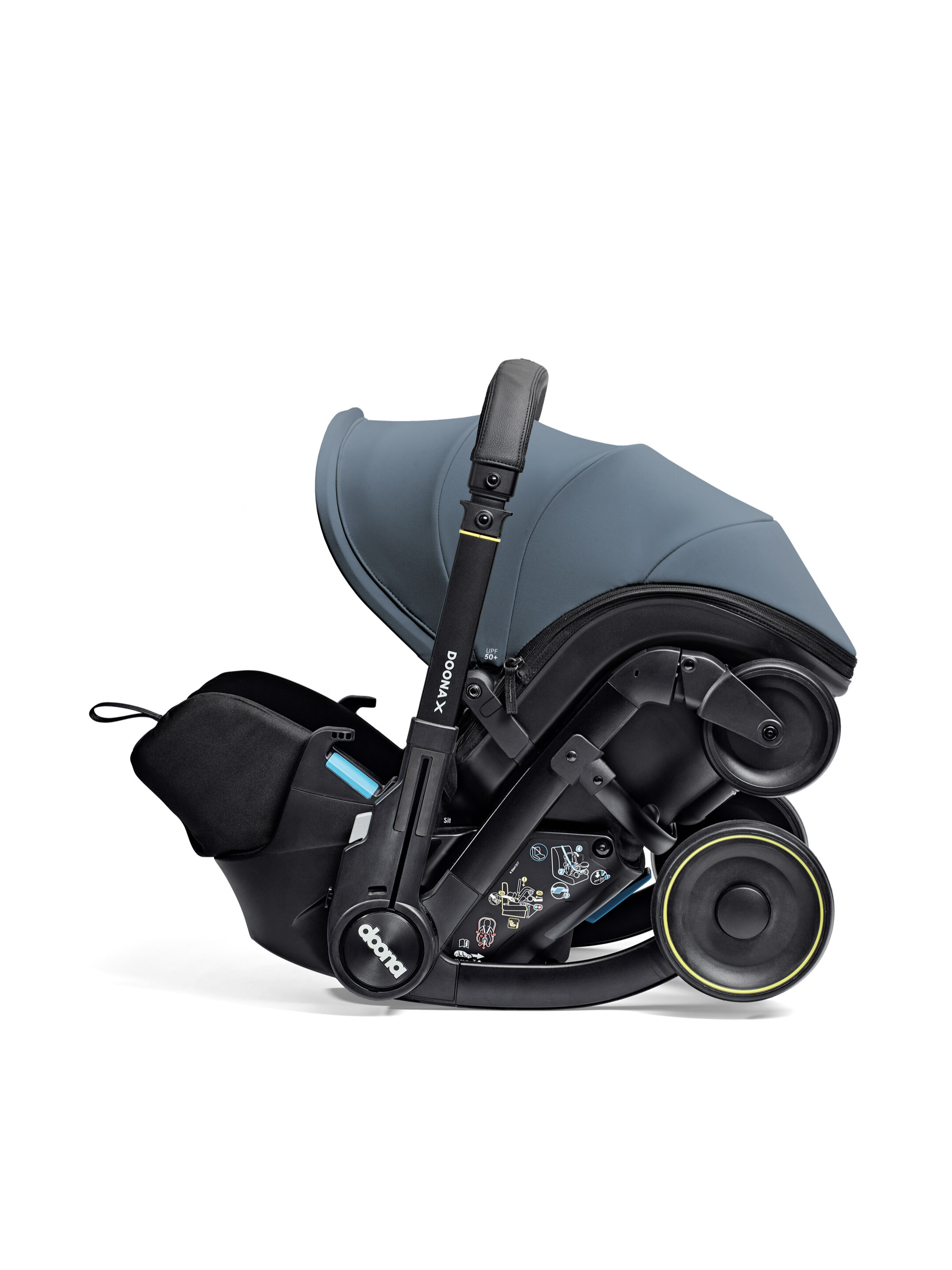 Doona X Infant Car Seat & Stroller - Ocean Blue image number 4