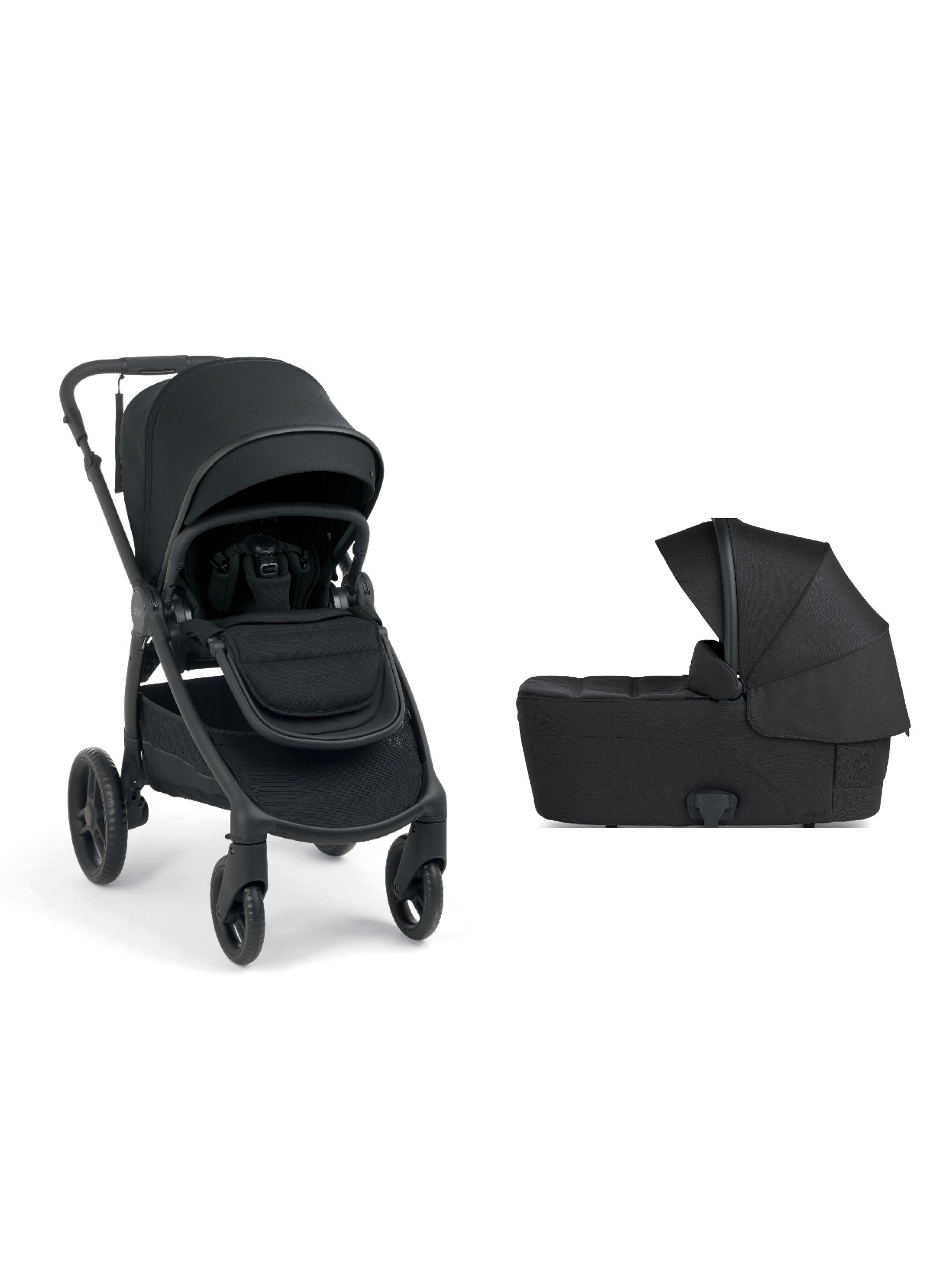 Ocarro 2 Pushchair Bundle with Carrycot - Eclipse