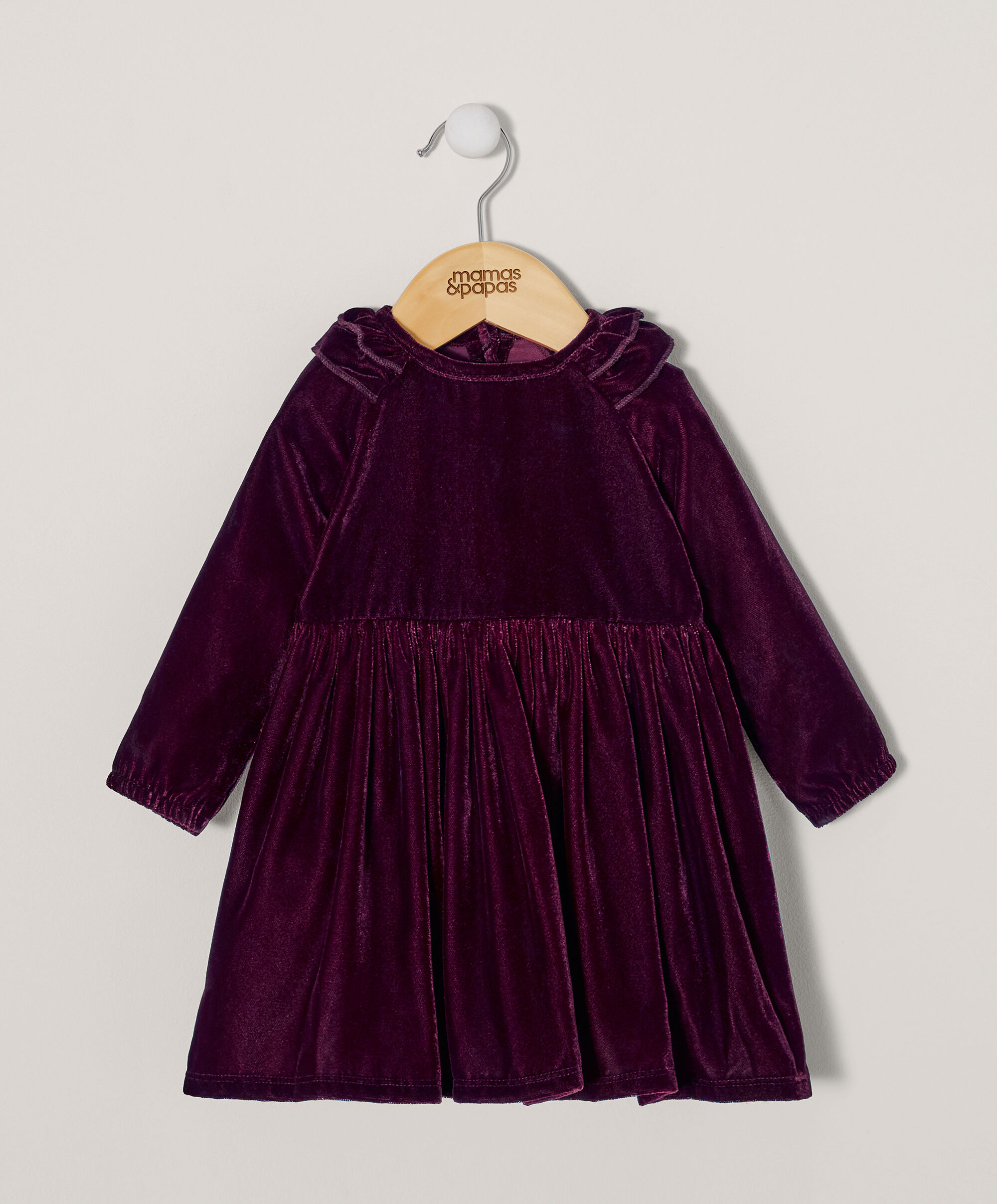 Berry Velour Dress image number 3
