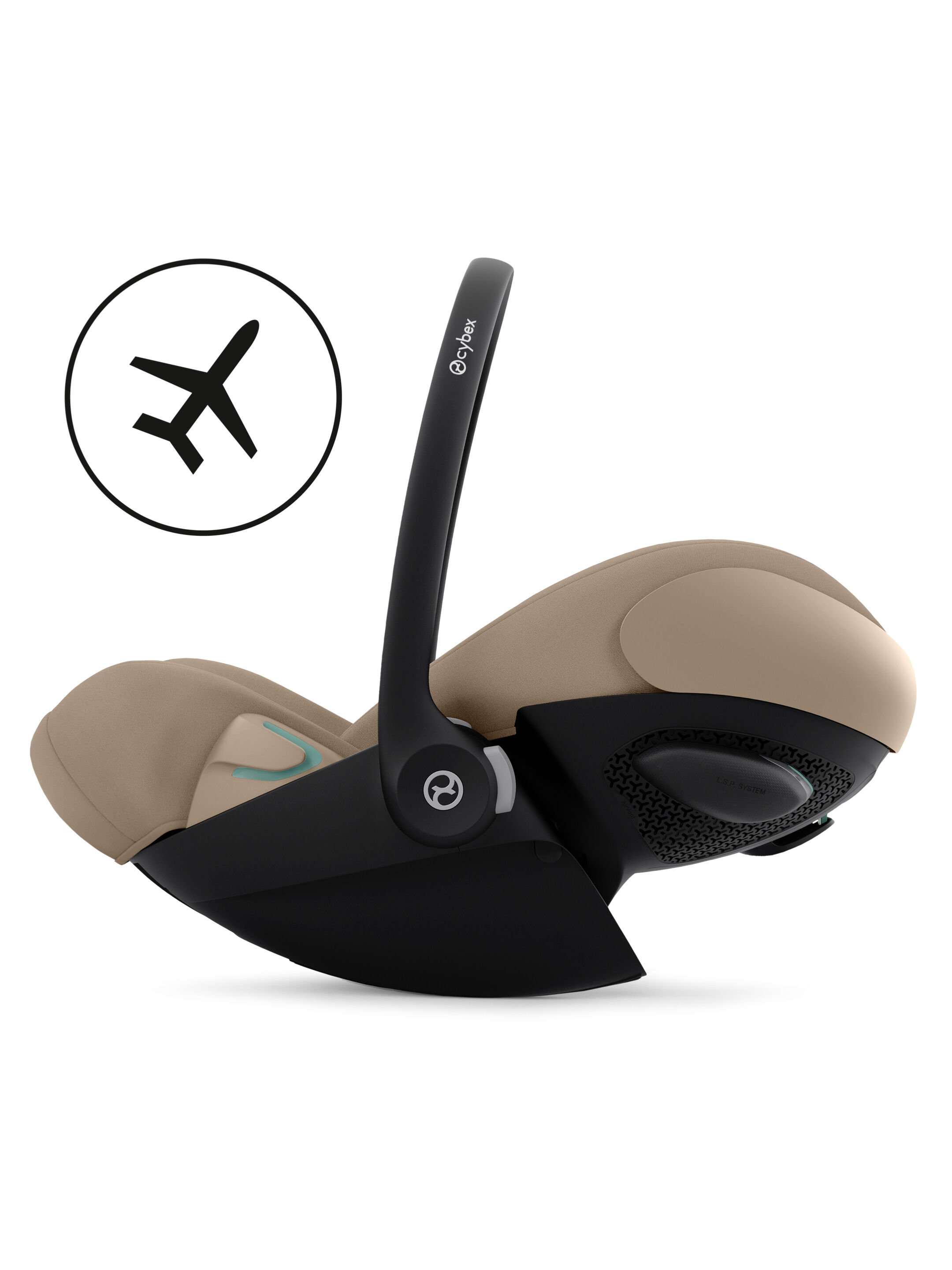 Cybex Cloud G i-Size Plus Infant Car Seat - Almond Beige (from Birth to 2 Years/13 kg approx) image number 6