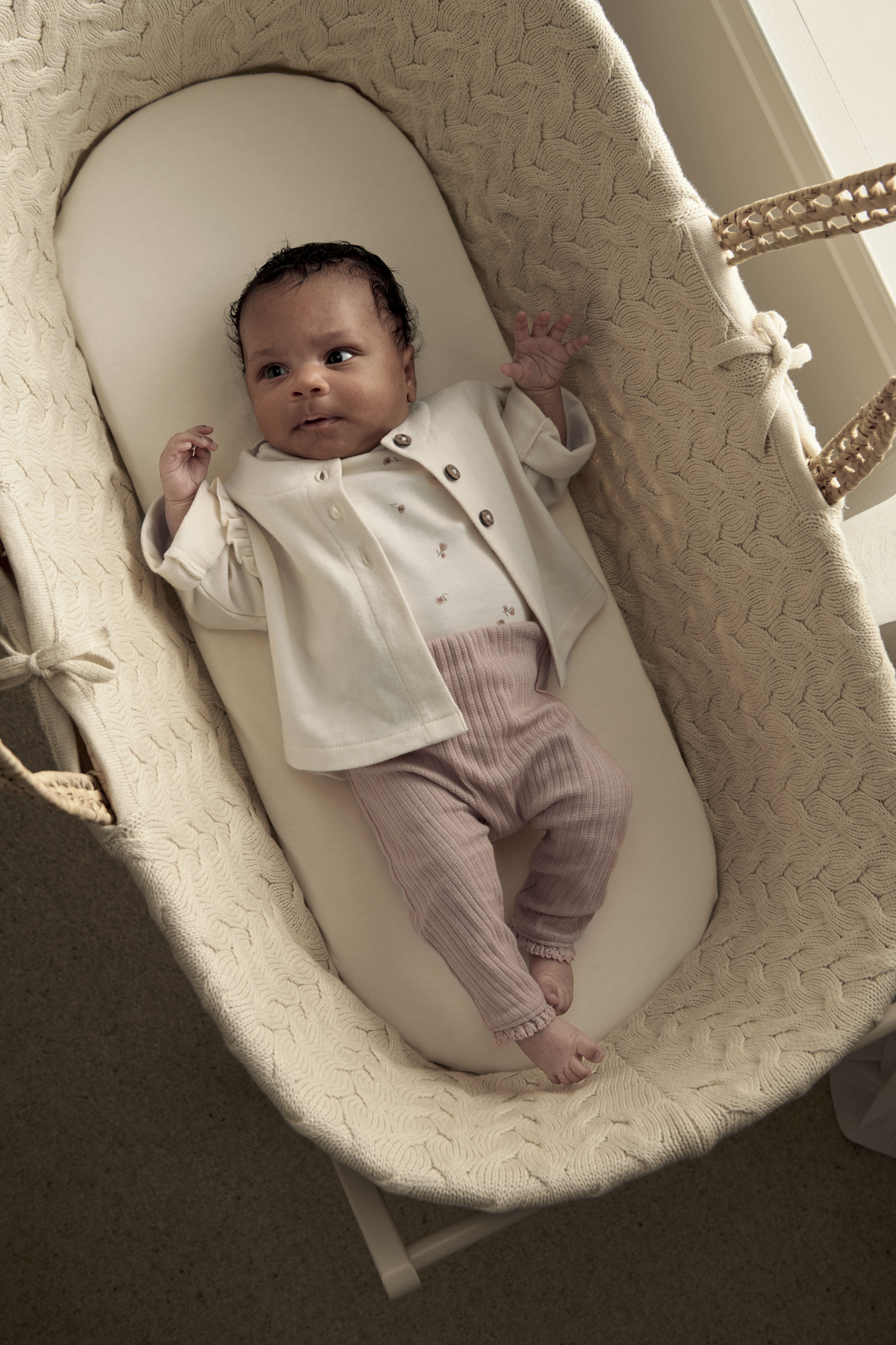 Jersey Jacket, Leggings & Daisy Bodysuit