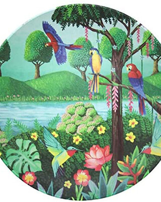 Tommy Lise Bamboo plate - Bird Paradise