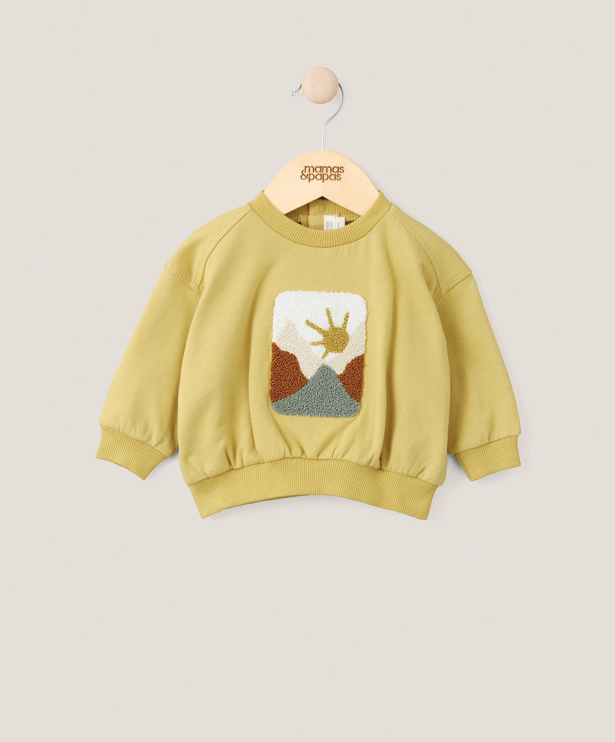 Boucle Sweatshirt - Mustard image number 1