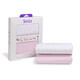 Snuz Crib 2 Pack Fitted Sheets - Rose image number 1