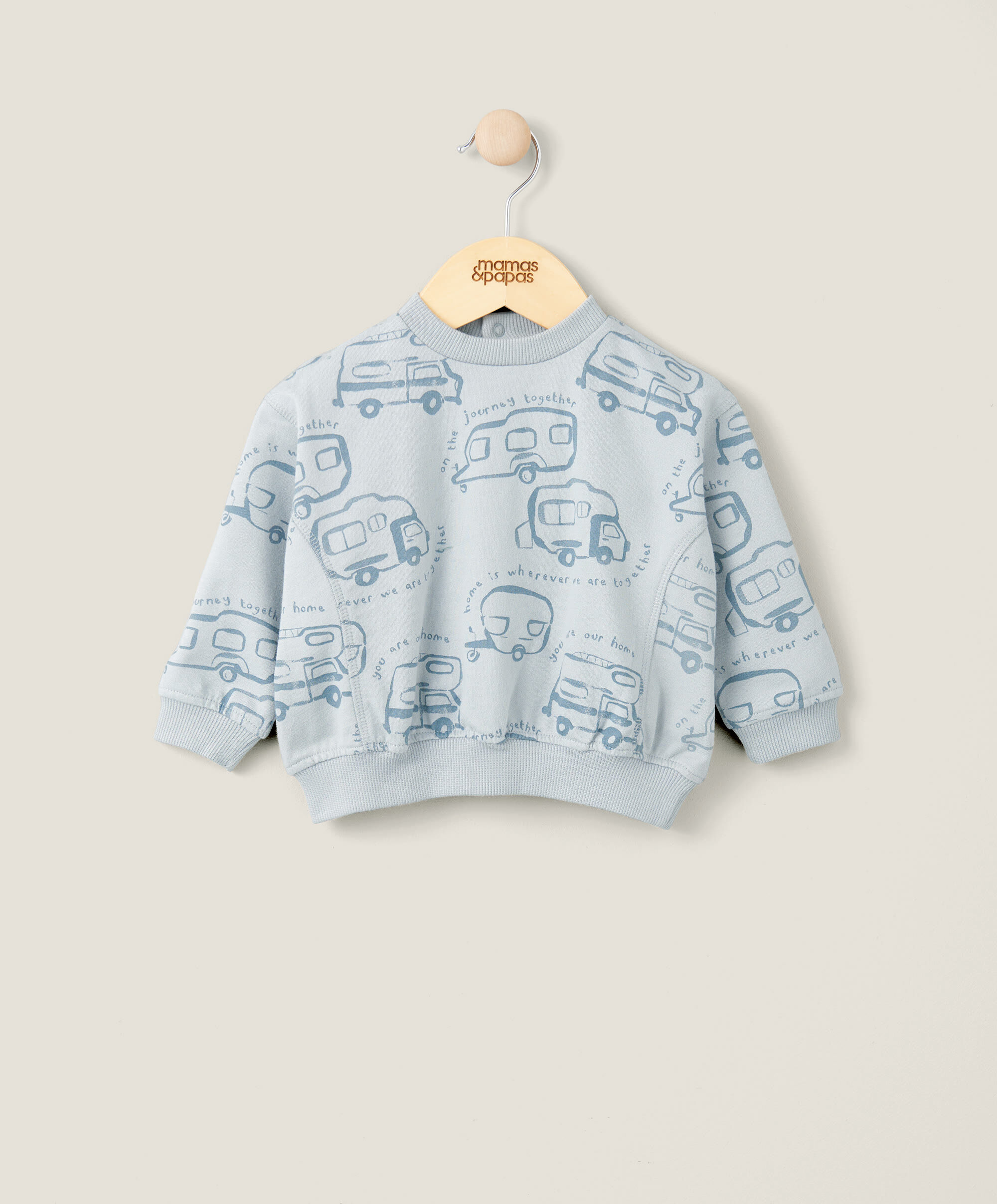 You Are Our Home Sweatshirt - Blue image number 1