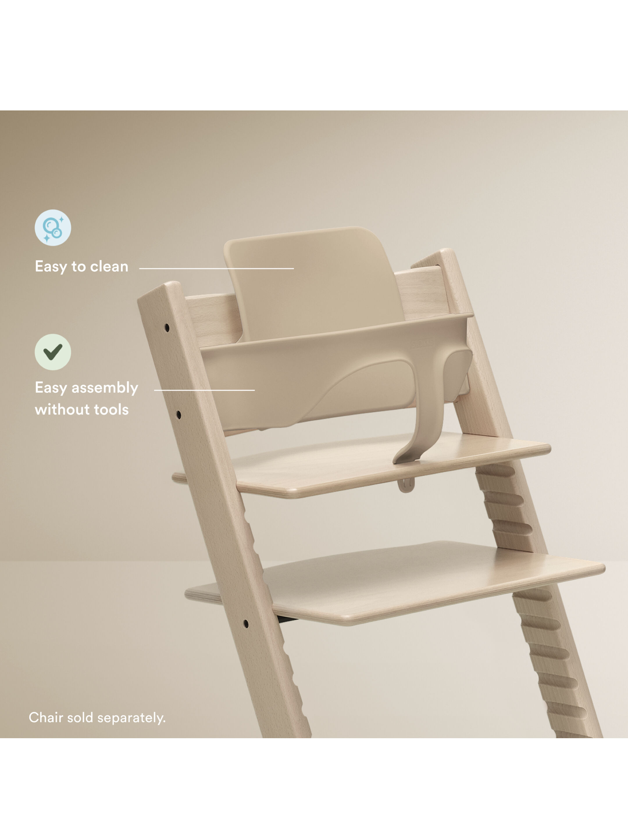 Stokke Tripp Trapp Baby Set V2 - Glacier Green image number 4