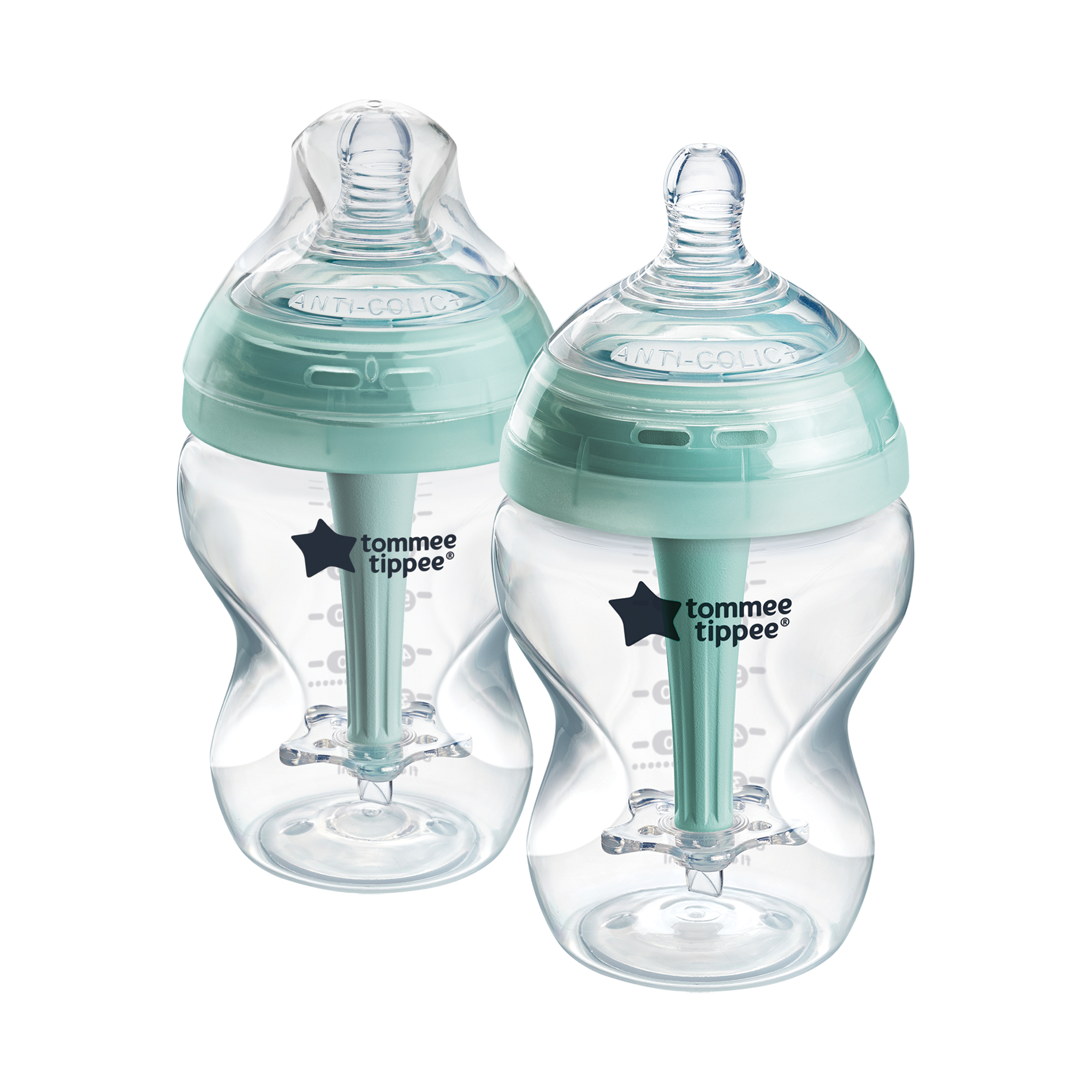 Tommee Tippee 2 X 260ml Anti Colic Bottle image number 1