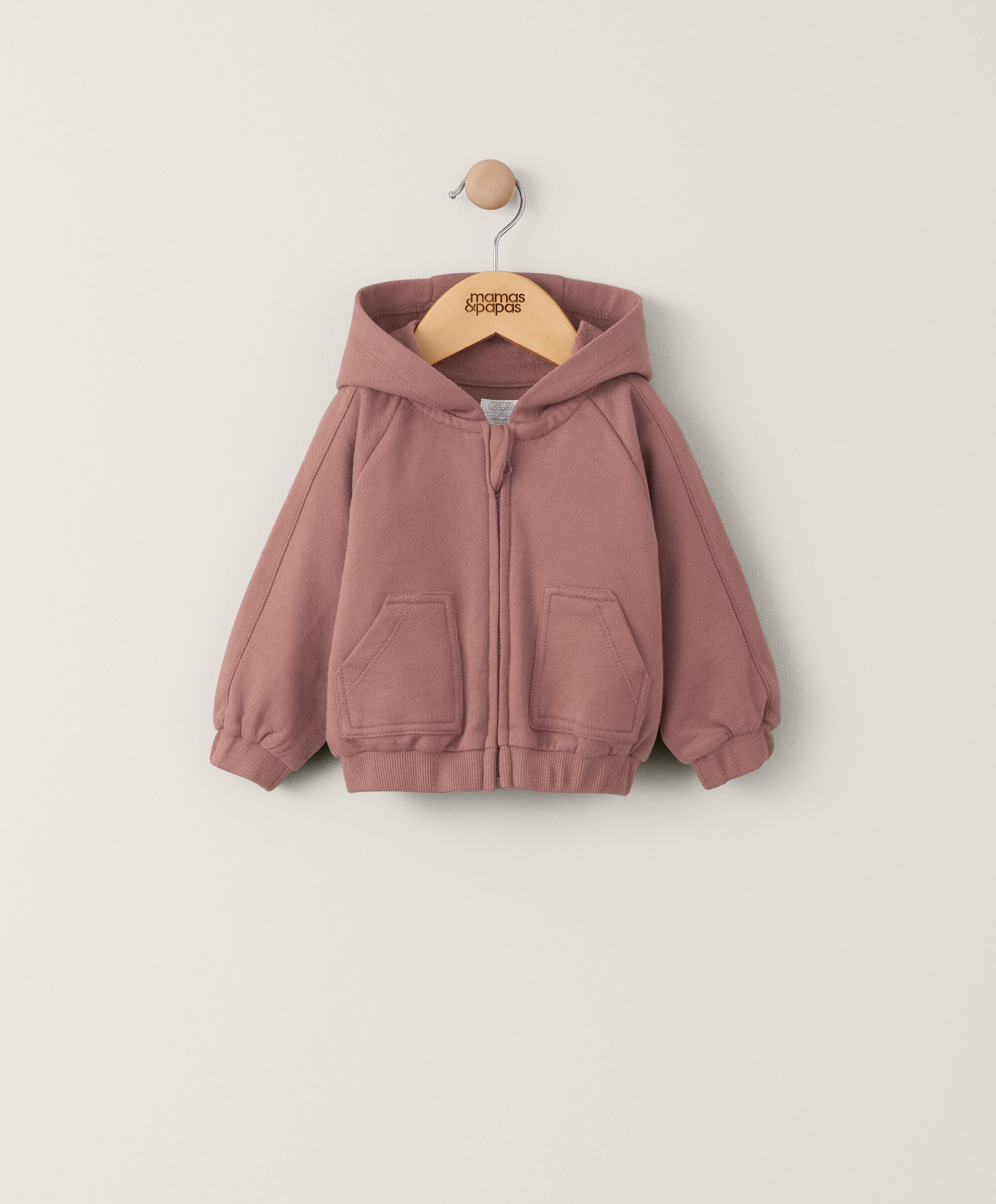 Rust Zip Hoody image number 1