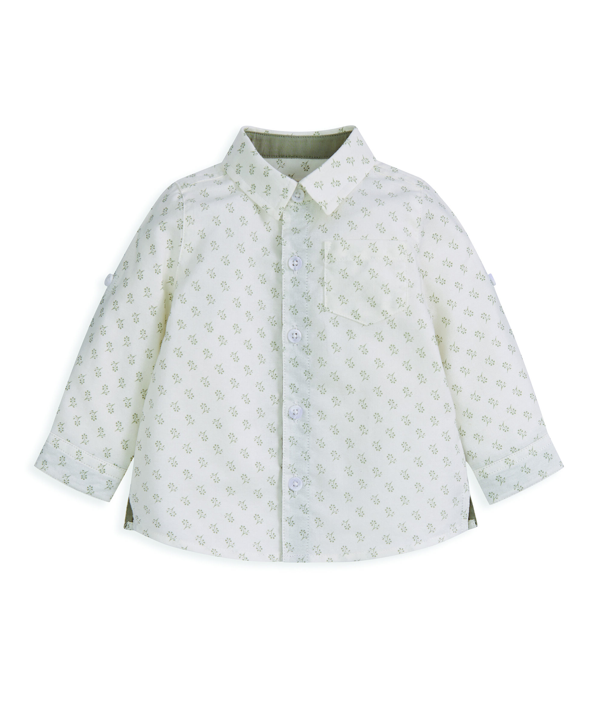 Stripped 2 Piece Suit - Khaki image number 3