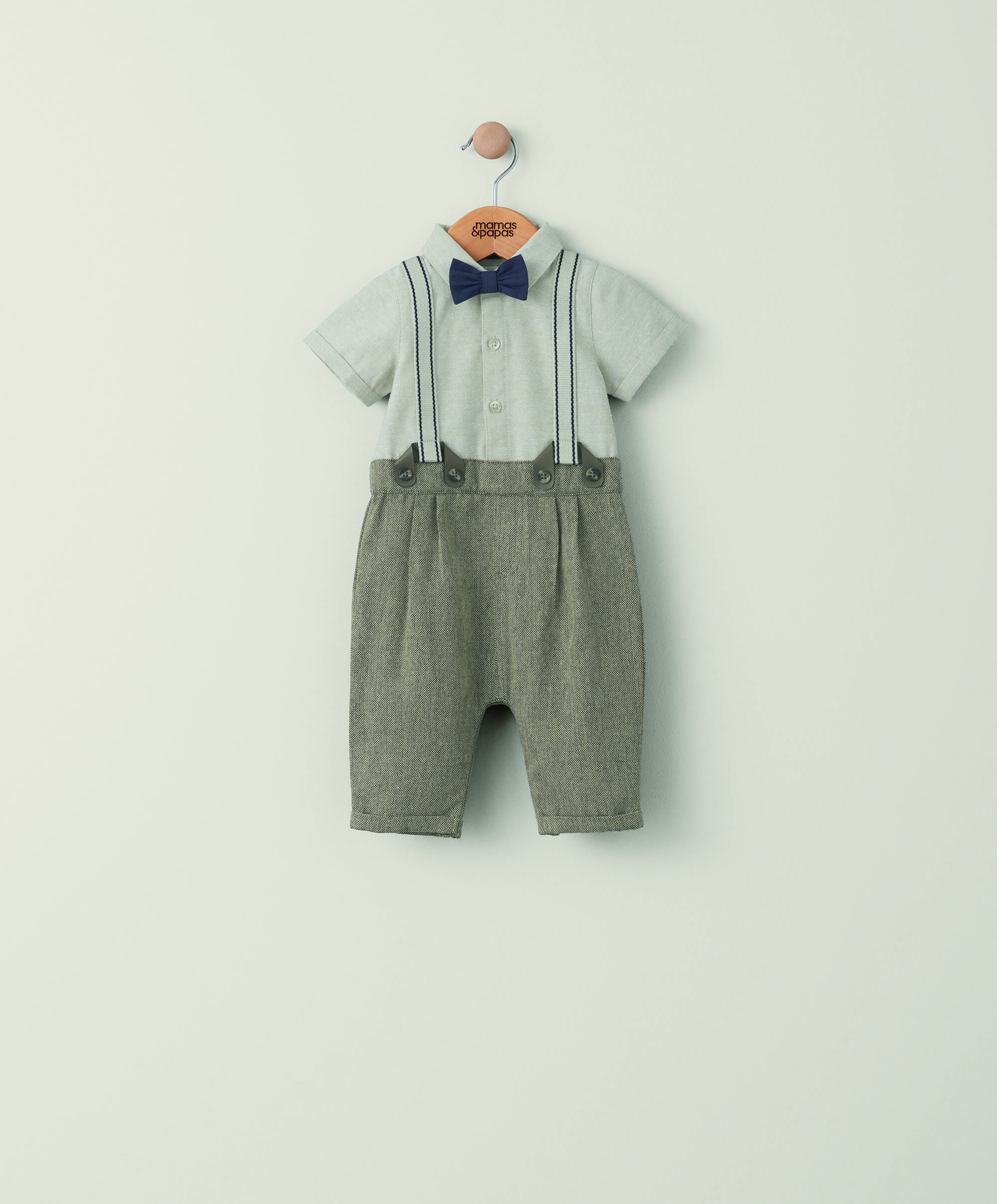 Tweed Mock Romper image number 1