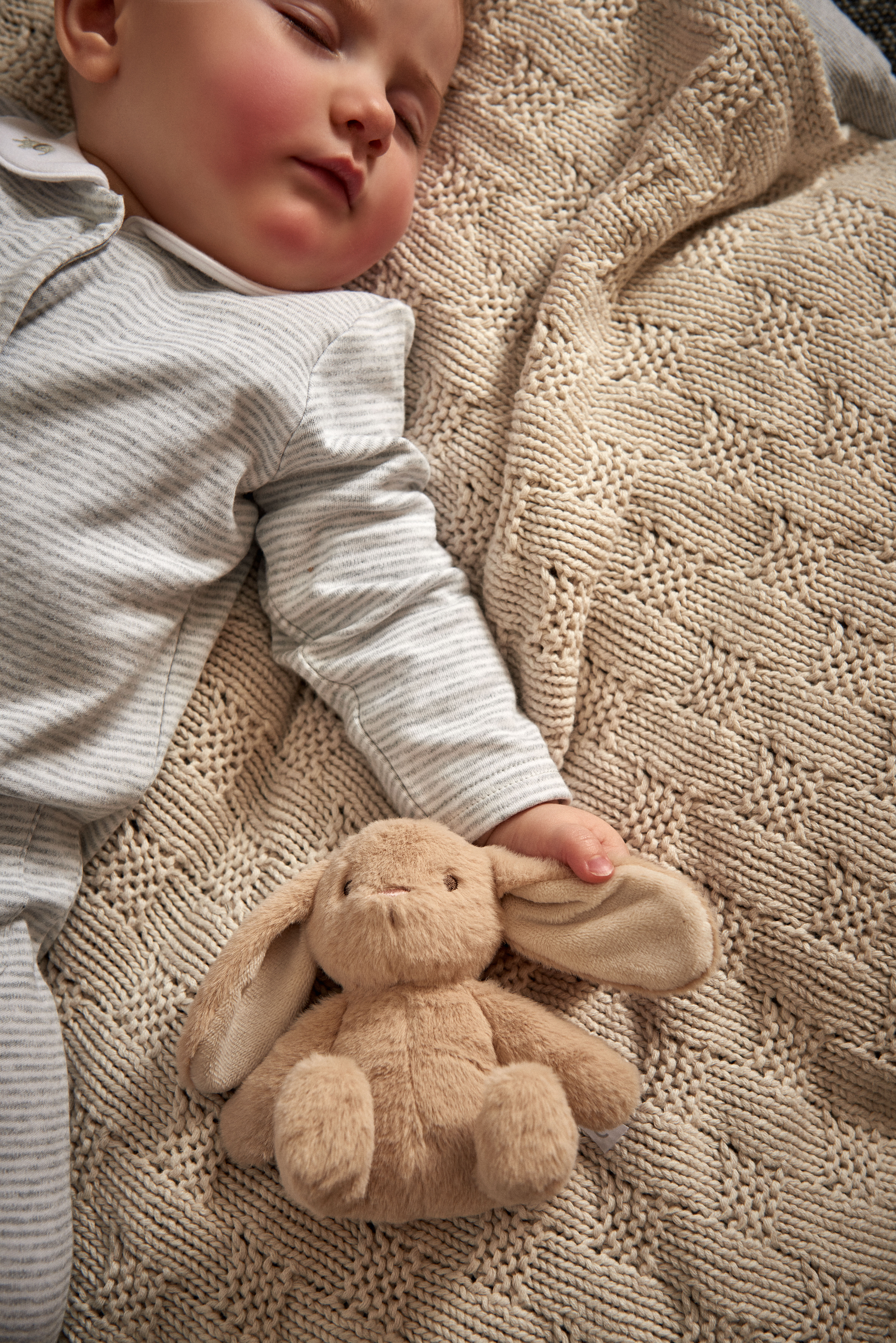 Stripe Collared Sleepsuit image number 6