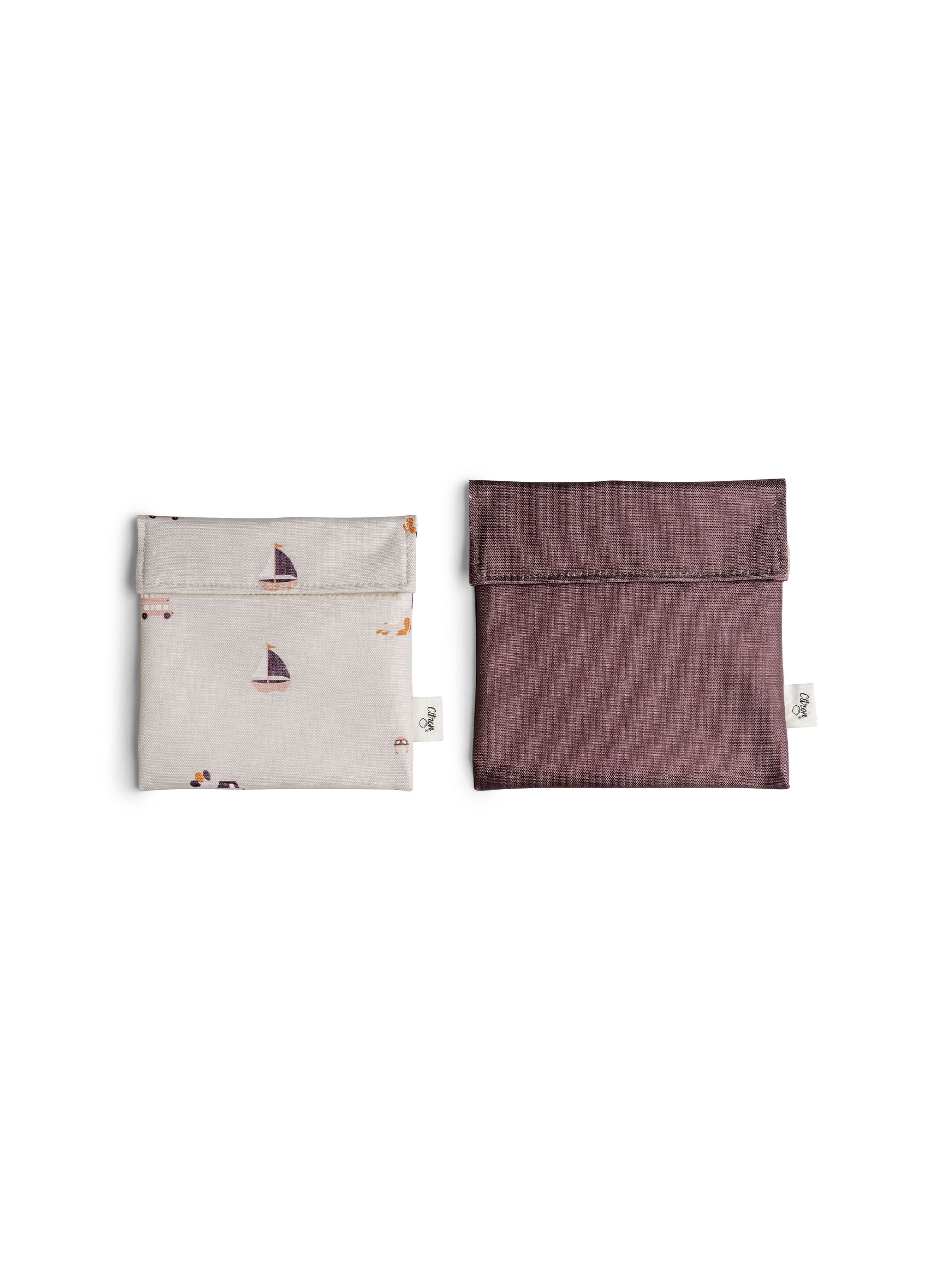 Citron Reusable Sandwich Bag Set of 2 Vehicles image number 2
