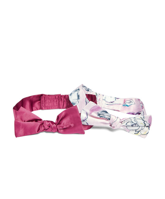 Floral & Pink Headbands - 2 Pack image number 1