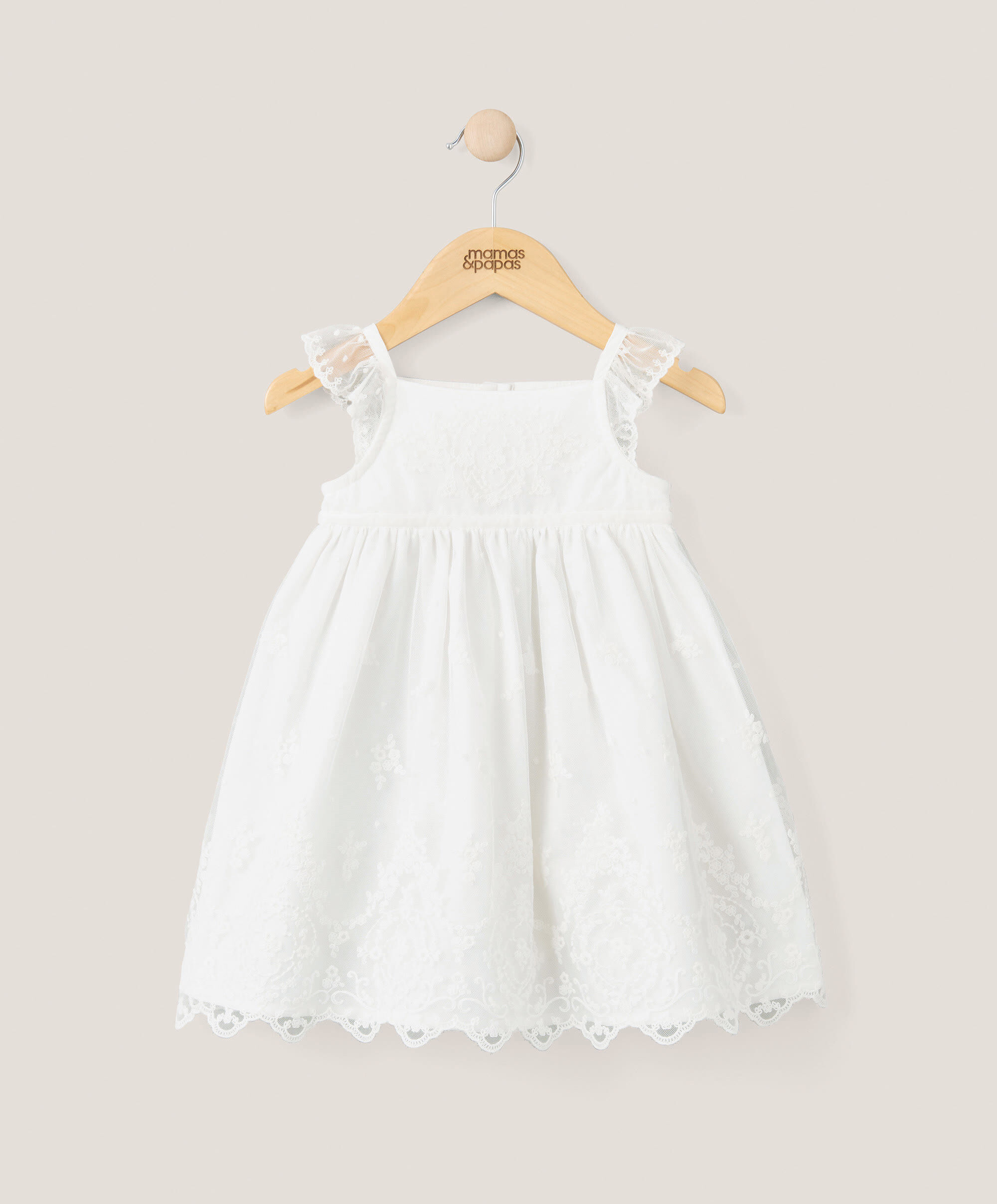 Eid Lace Dress - White image number 1