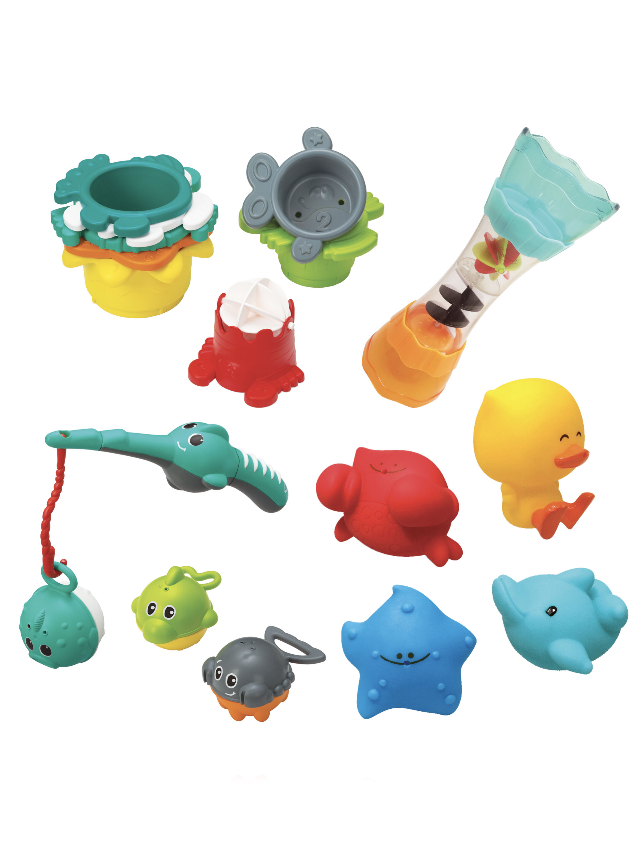 Infantino Splish & Splash Bath Play Set image number 1