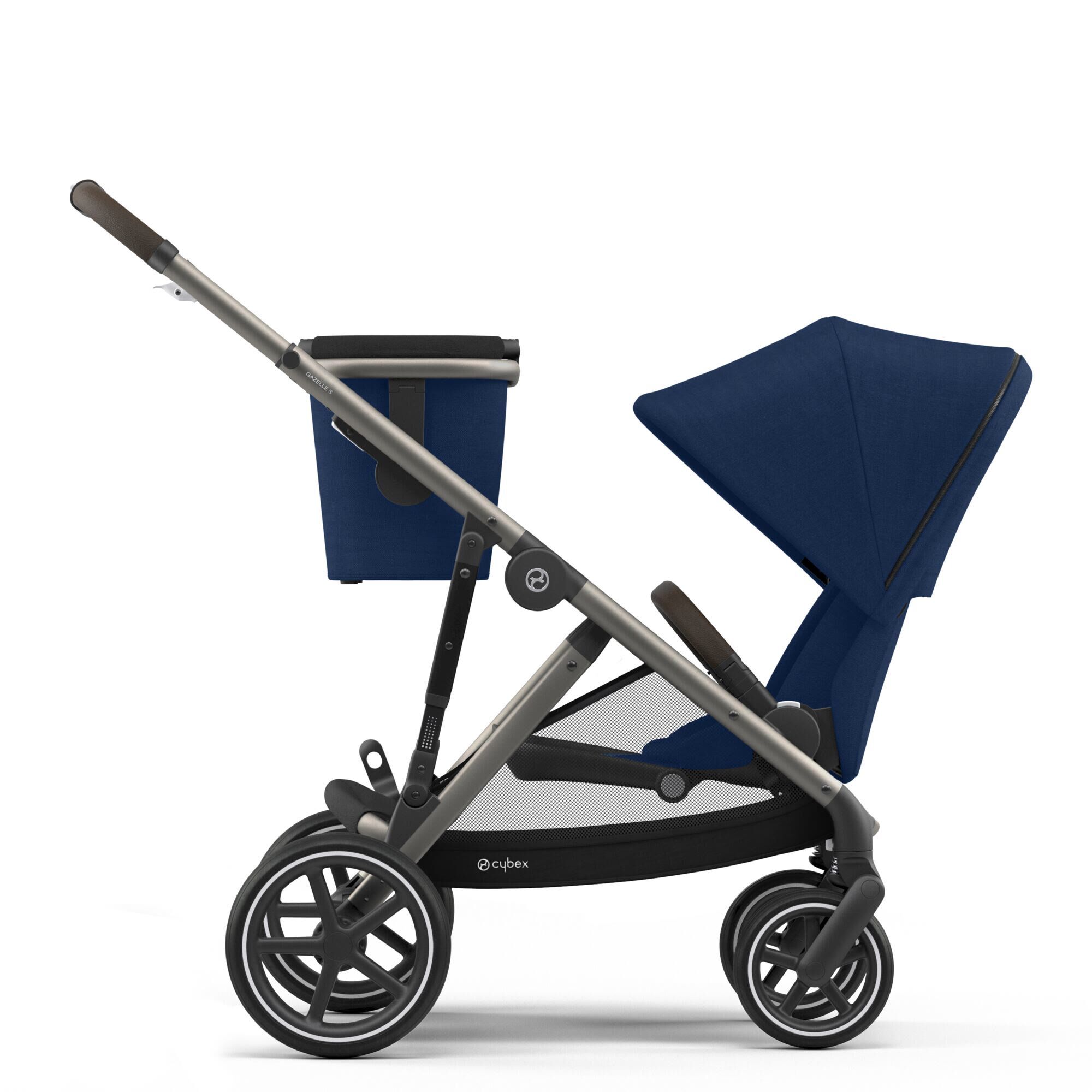 Cybex Gazelle S Stroller - Navy Blue image number 3