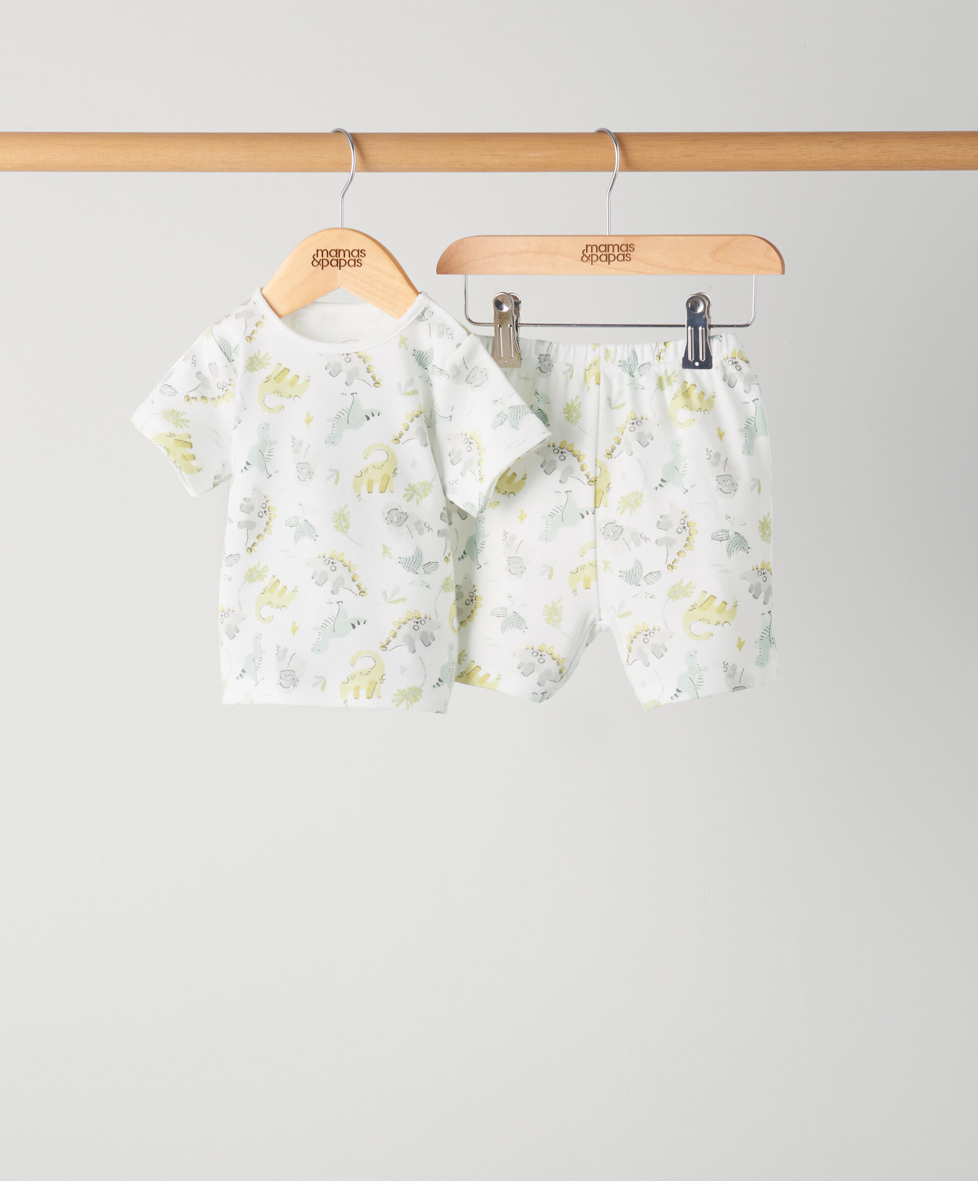 Boys Dinosaur Short Pyjamas image number 1