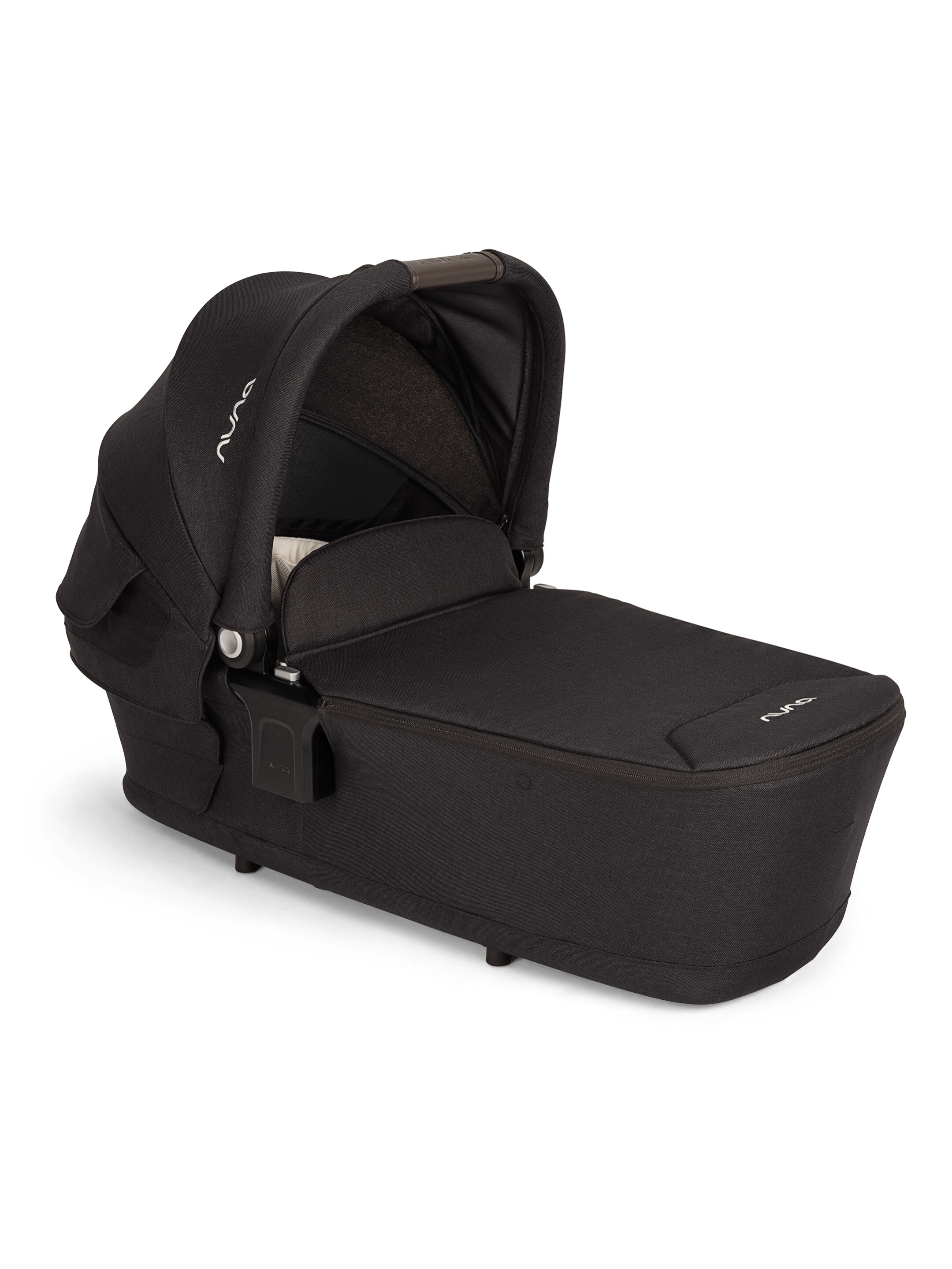 Nuna Lytl Carrycot - Caviar (raincover included) image number 1