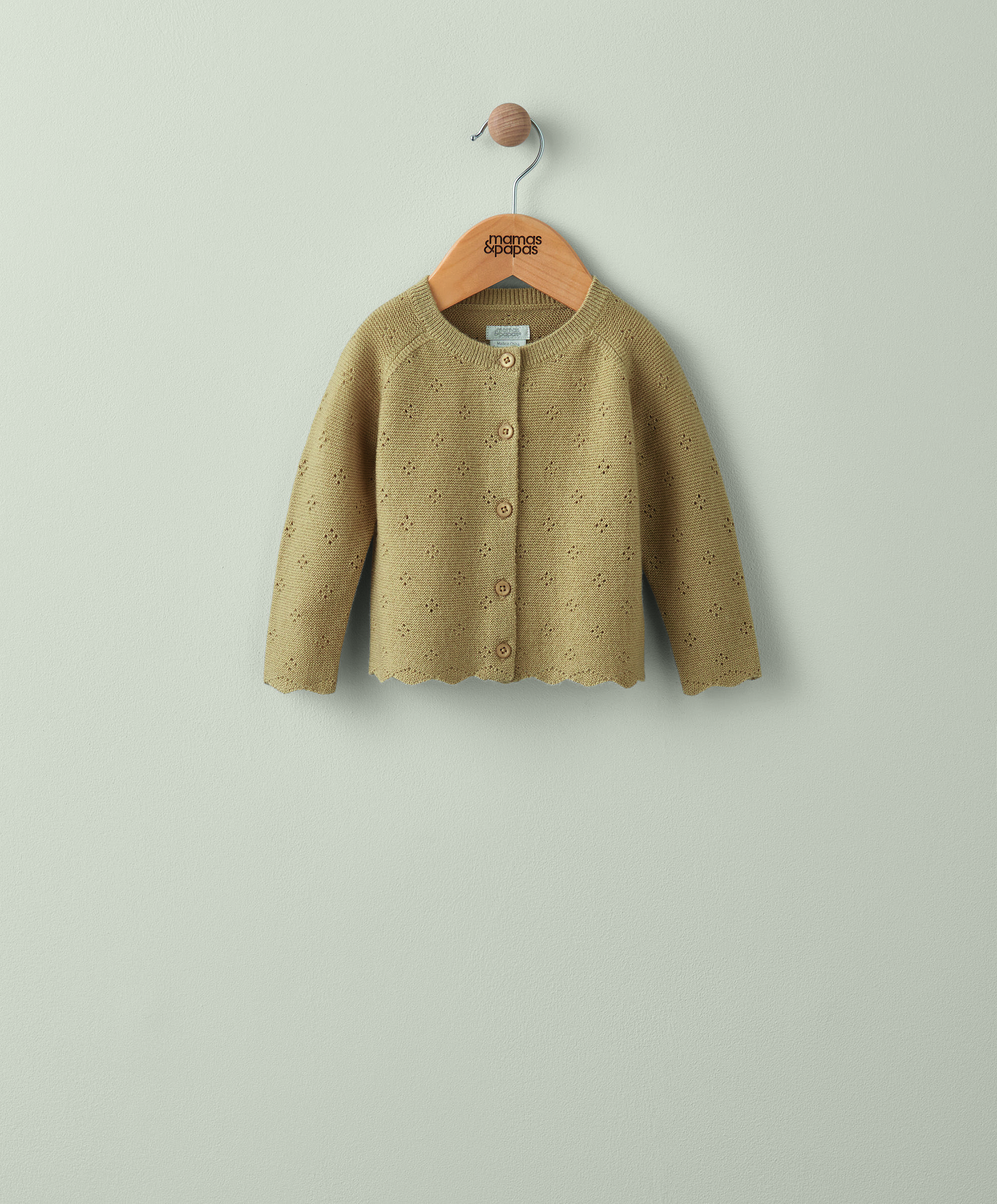 Scallop Hem Cardigan image number 1