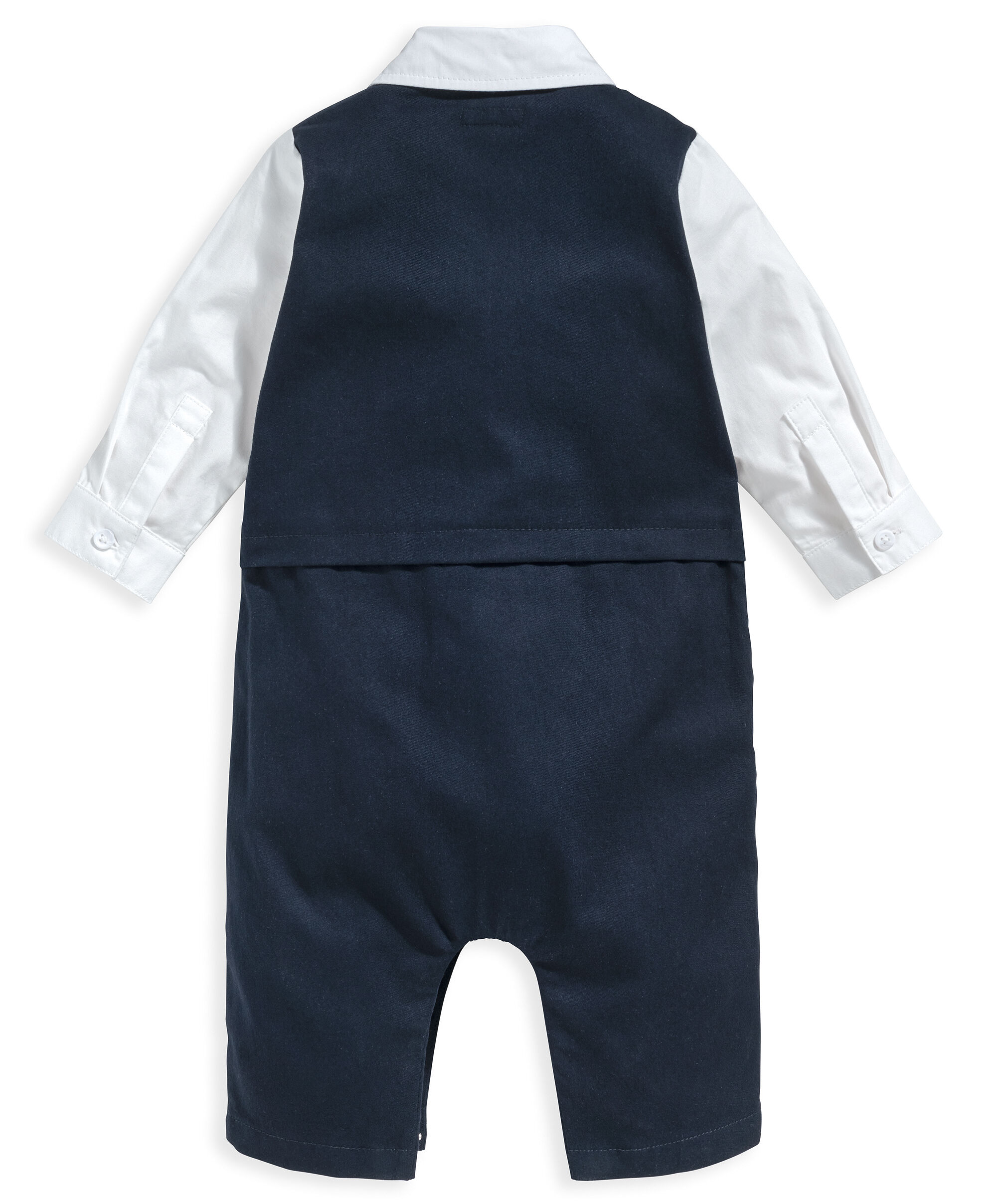 Blue Mock Suit Romper image number 2