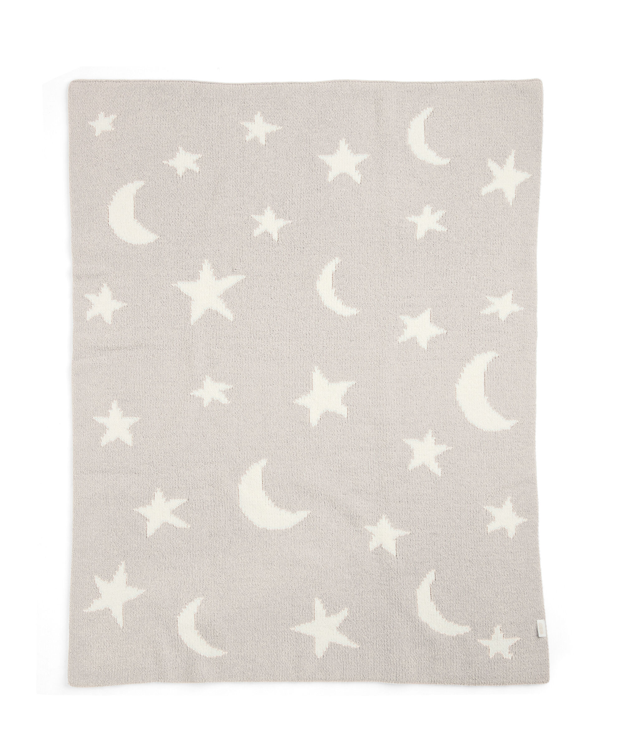 Chenille Blanket - Neutral Moon/Star image number 5