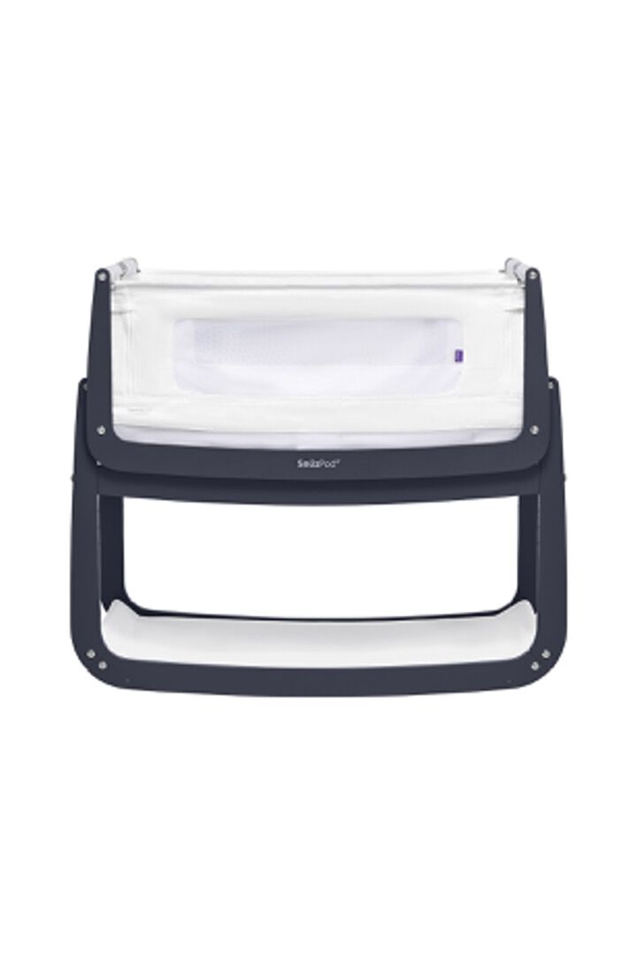 SnuzPod4 Bedside Crib - Navy image number 1