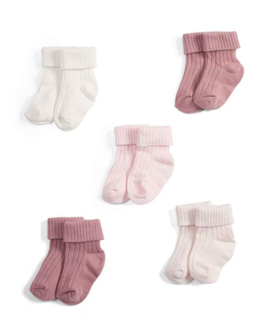 Pink Socks Gift Box (5 Pairs) image number 1
