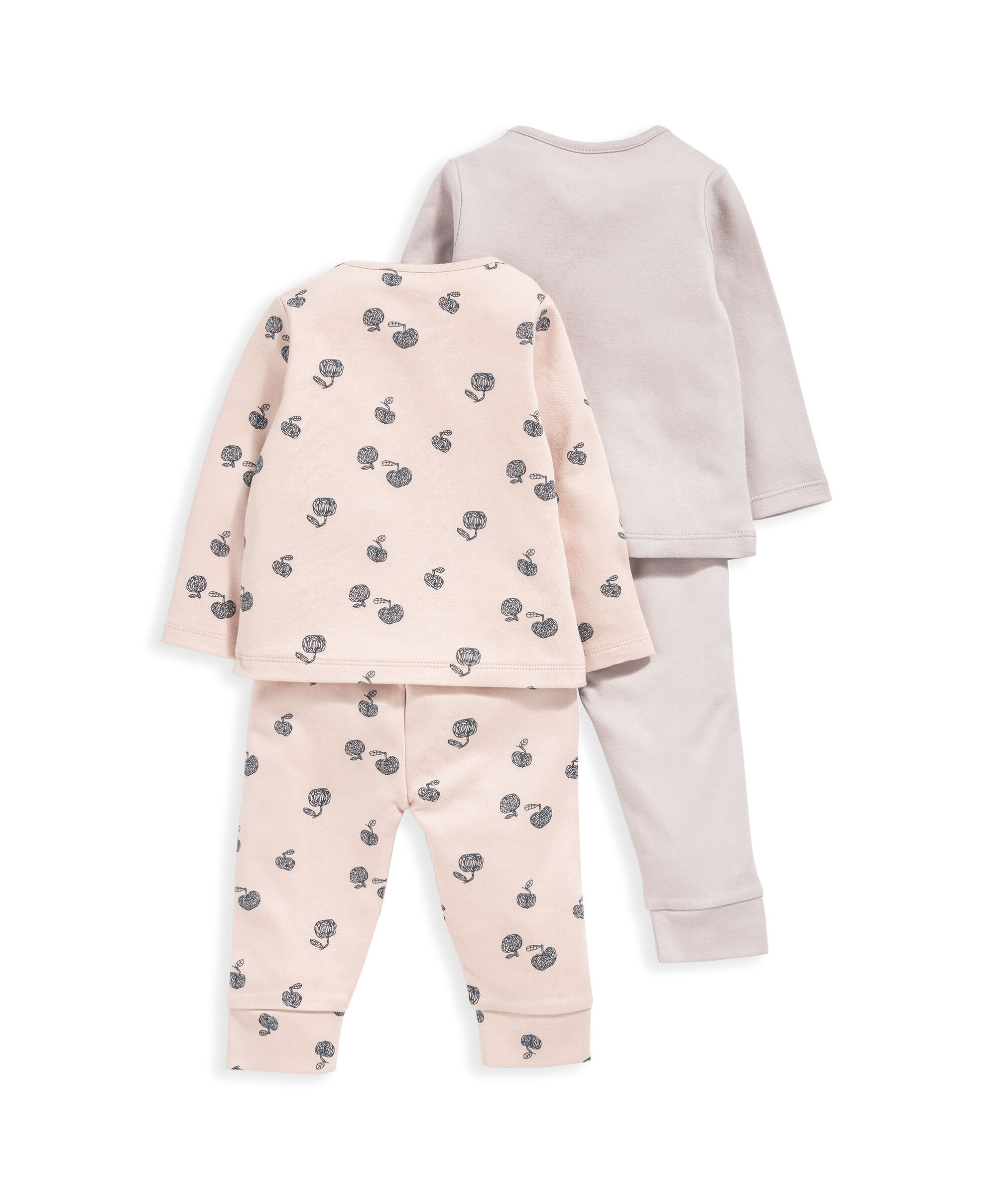 2 Pack Long Sleeve Fruit Pyjamas image number 3