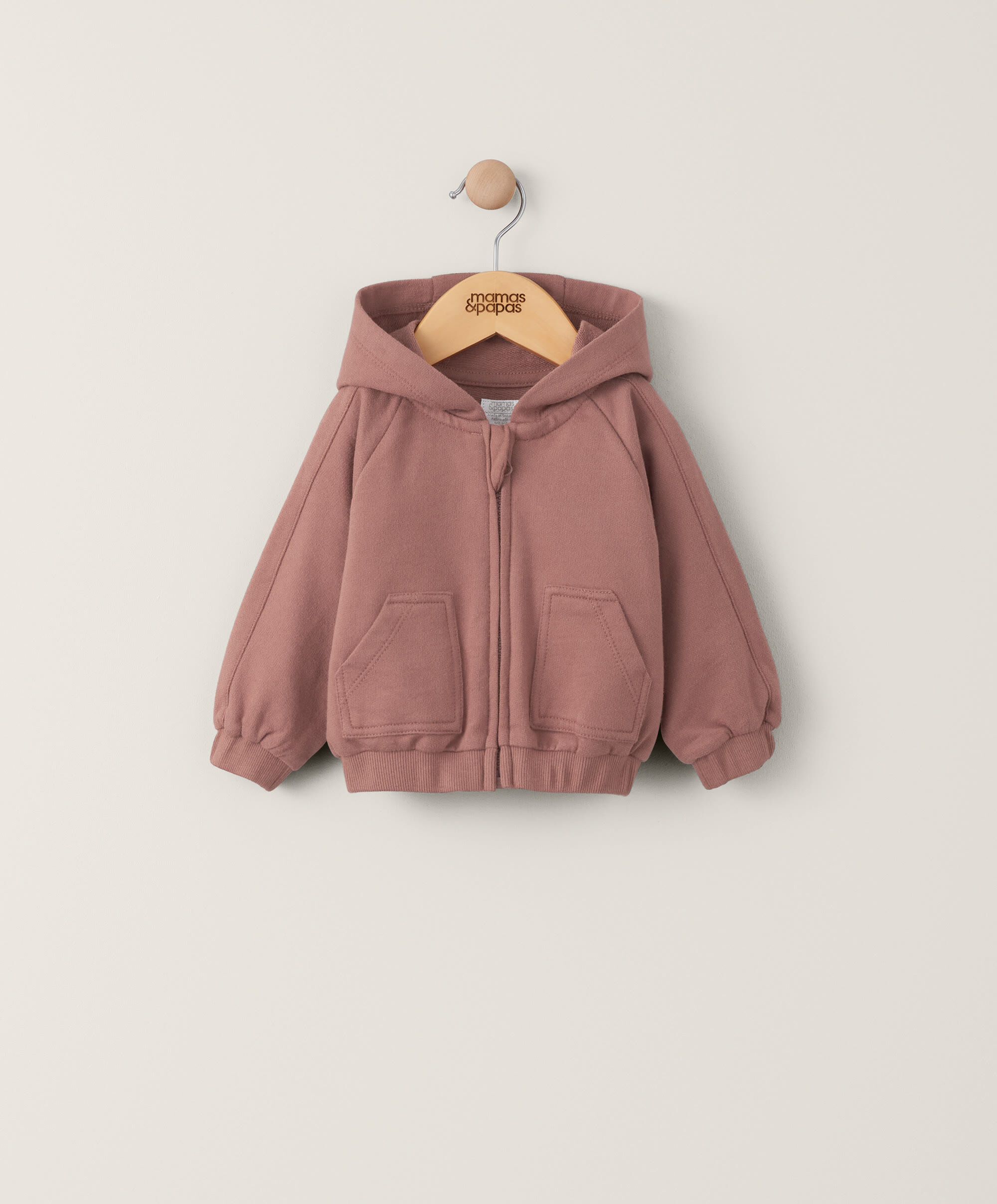 Rust Zip Hoody image number 1