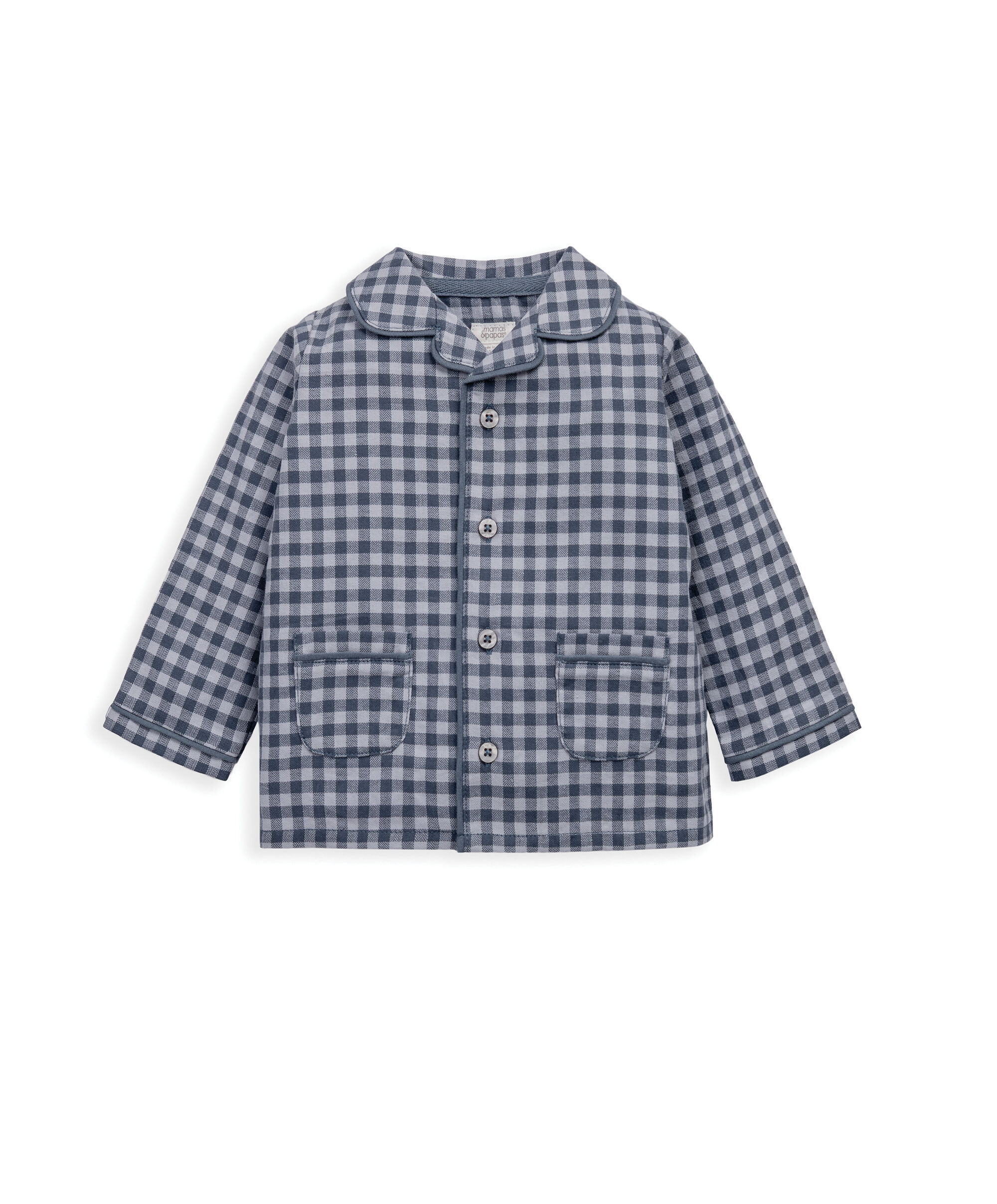 Blue Gingham Pyjamas image number 3