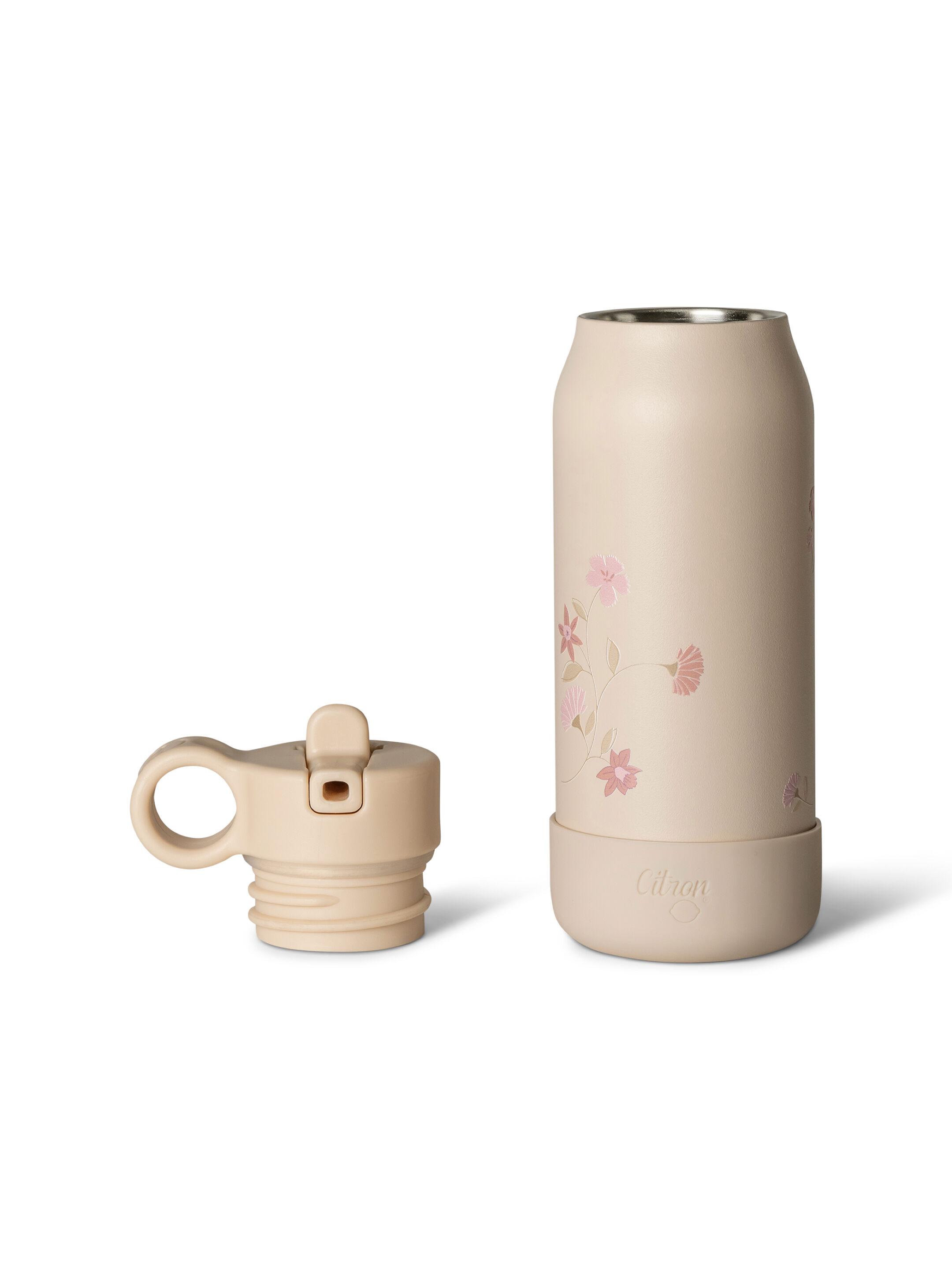 Citron Stainless Steel Water Bottle 250ml Flower image number 2