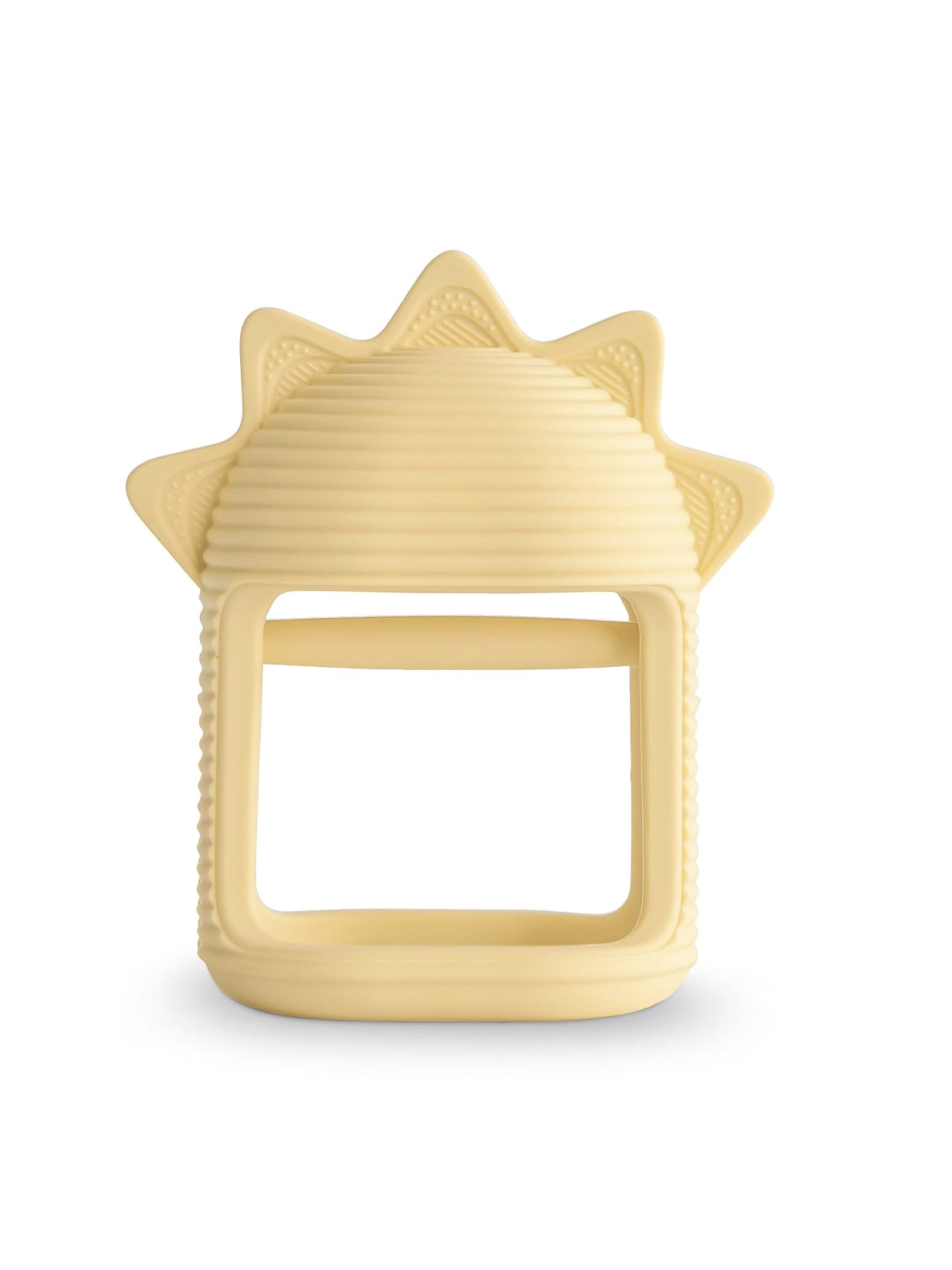 Mushie&nbsp;​​No-Drop Sun Teether​&nbsp;(Sunshine) image number 1