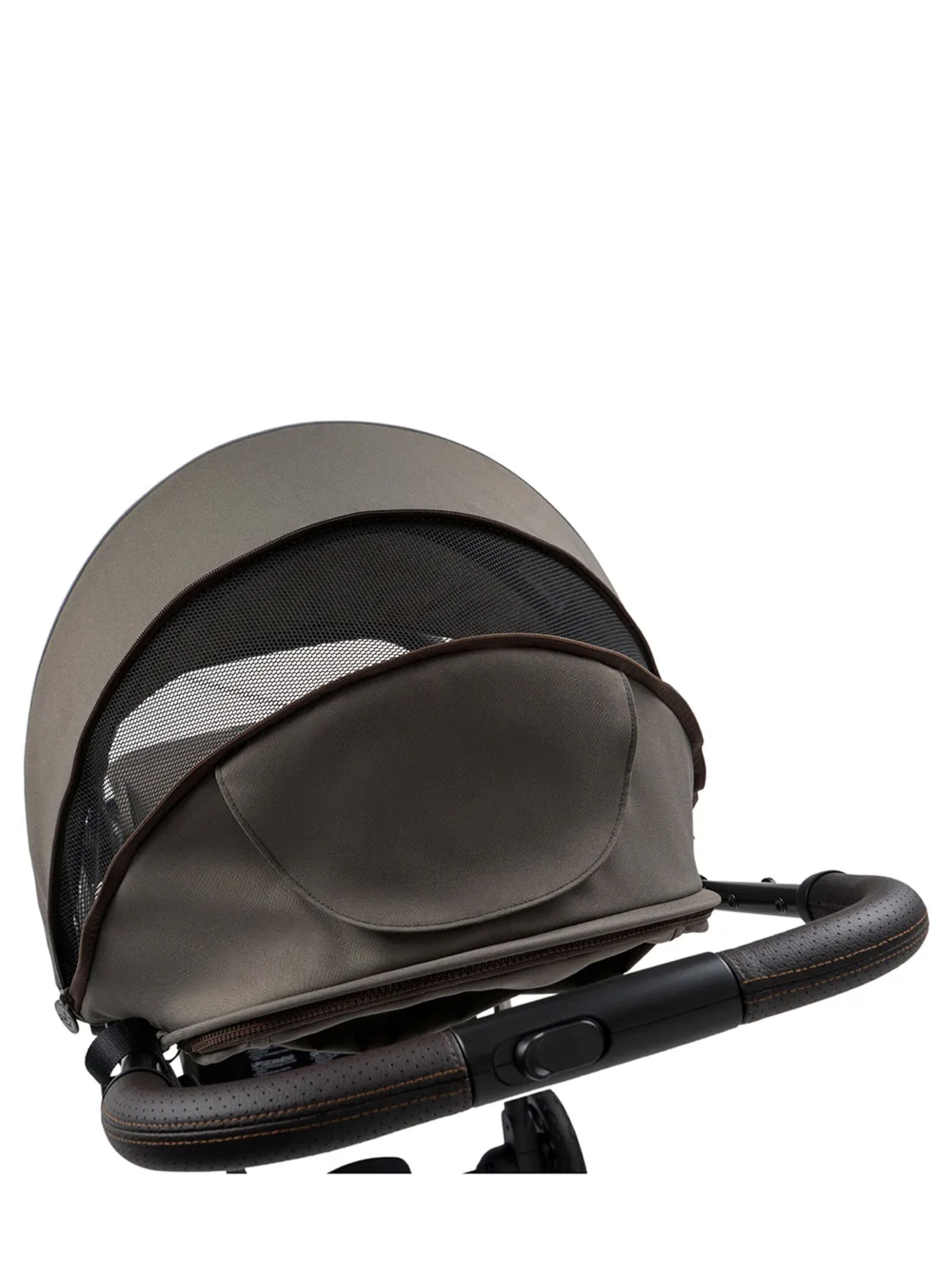 Leclerc Influencer Air Stroller with Bumper Bar and Sun Canopy and Footrest- Olive Green image number 4