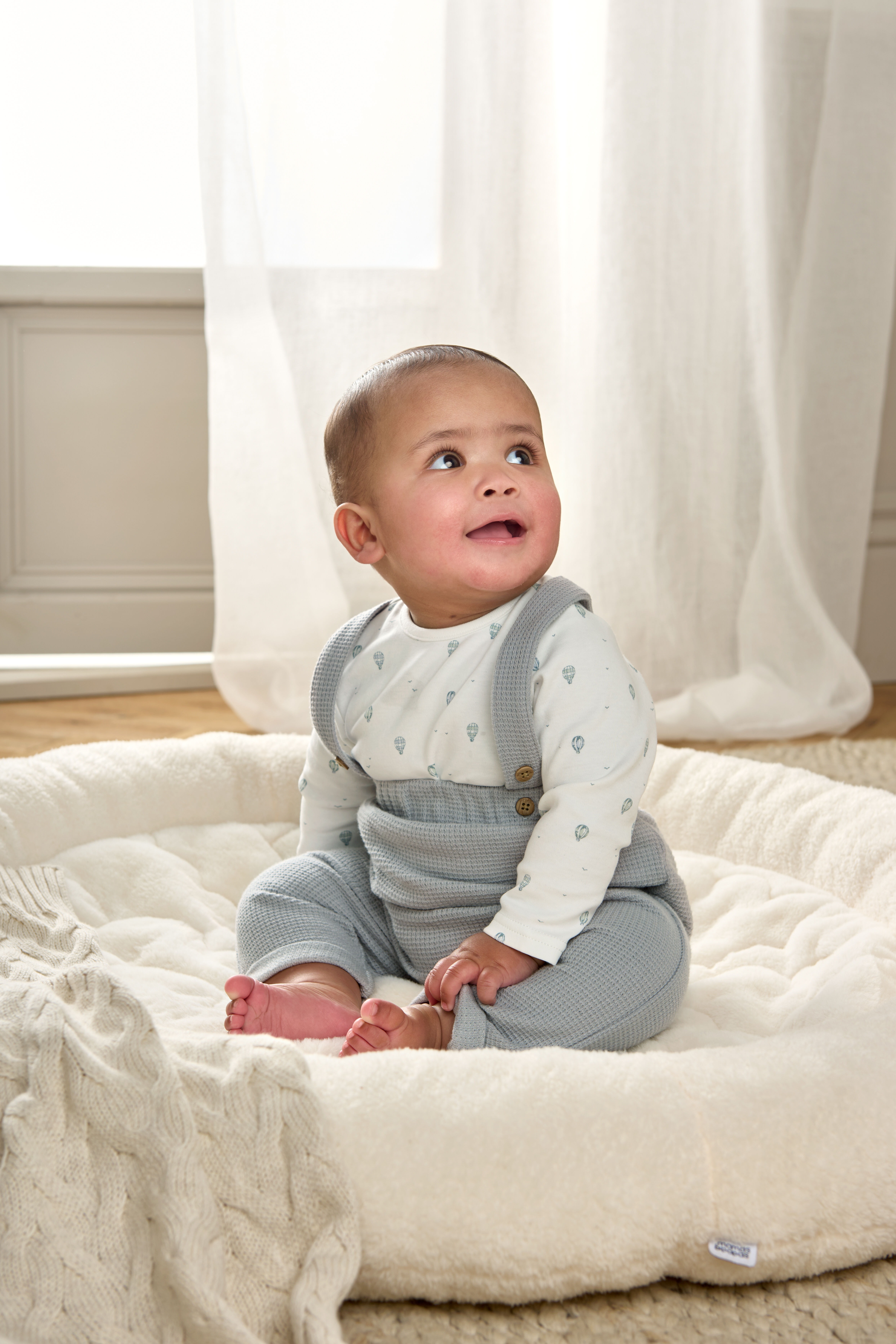 2 Piece Blue Dungaree Set image number 7