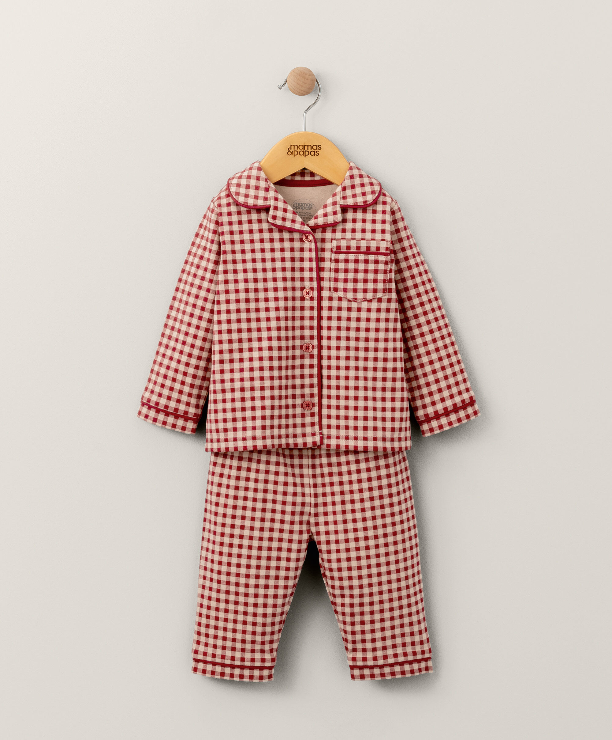 Jersey Check Pyjamas image number 4