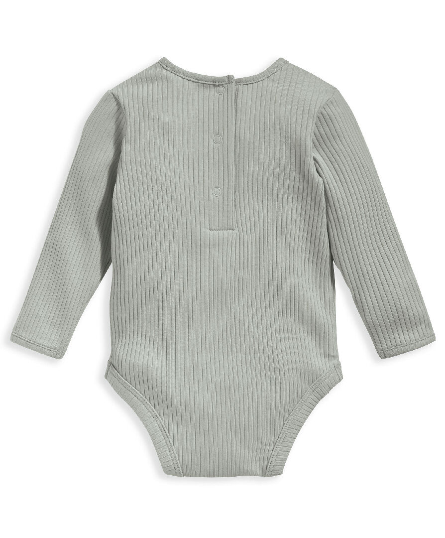 Organic Cotton Green Bodysuit image number 2