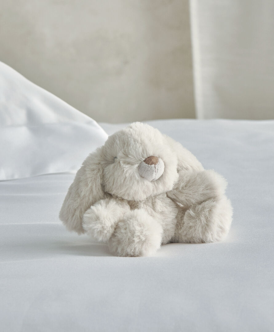 Soft toy - Grey Bunny Beanie