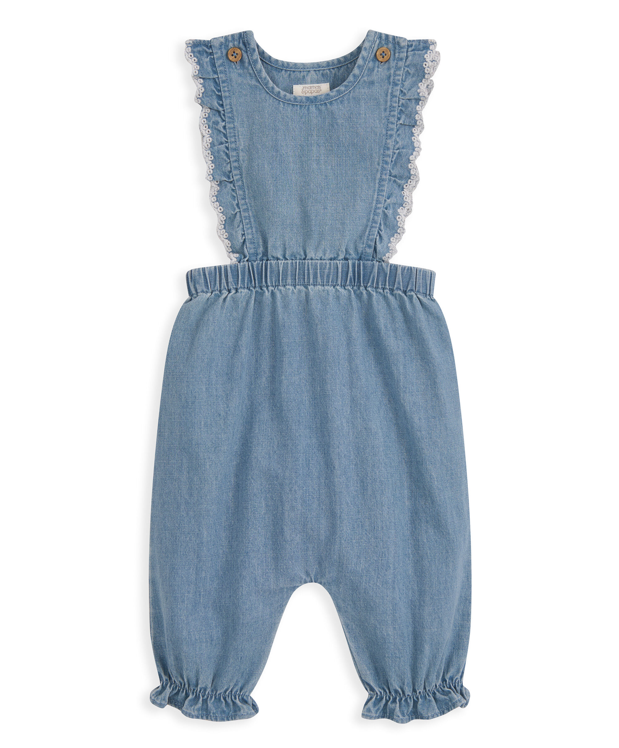 Chambray Dungarees & Bodysuit image number 3